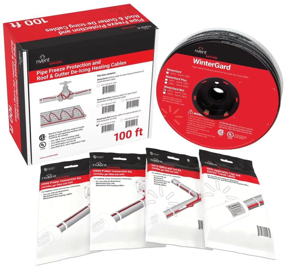 403503-000 - WinterGard Wet Self-Reg Heating Cable TruckPak, 240 V, 100 ft