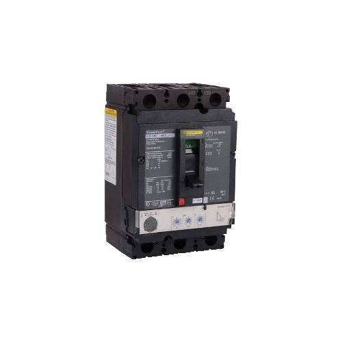 Picture of HDL36150CU33X - Circuit breaker, PowerPacT H, 150A, 3 pole, 600VAC, 14kA, lugs, Micrologic 3.2S, 100%