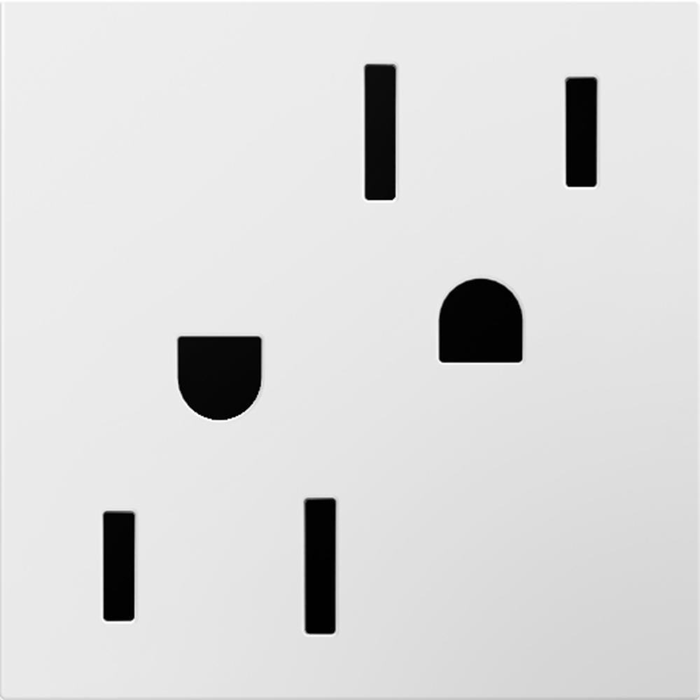 ARTR152-W4 - adorne® 15A Dual Tamper-Resistant Outlet, White