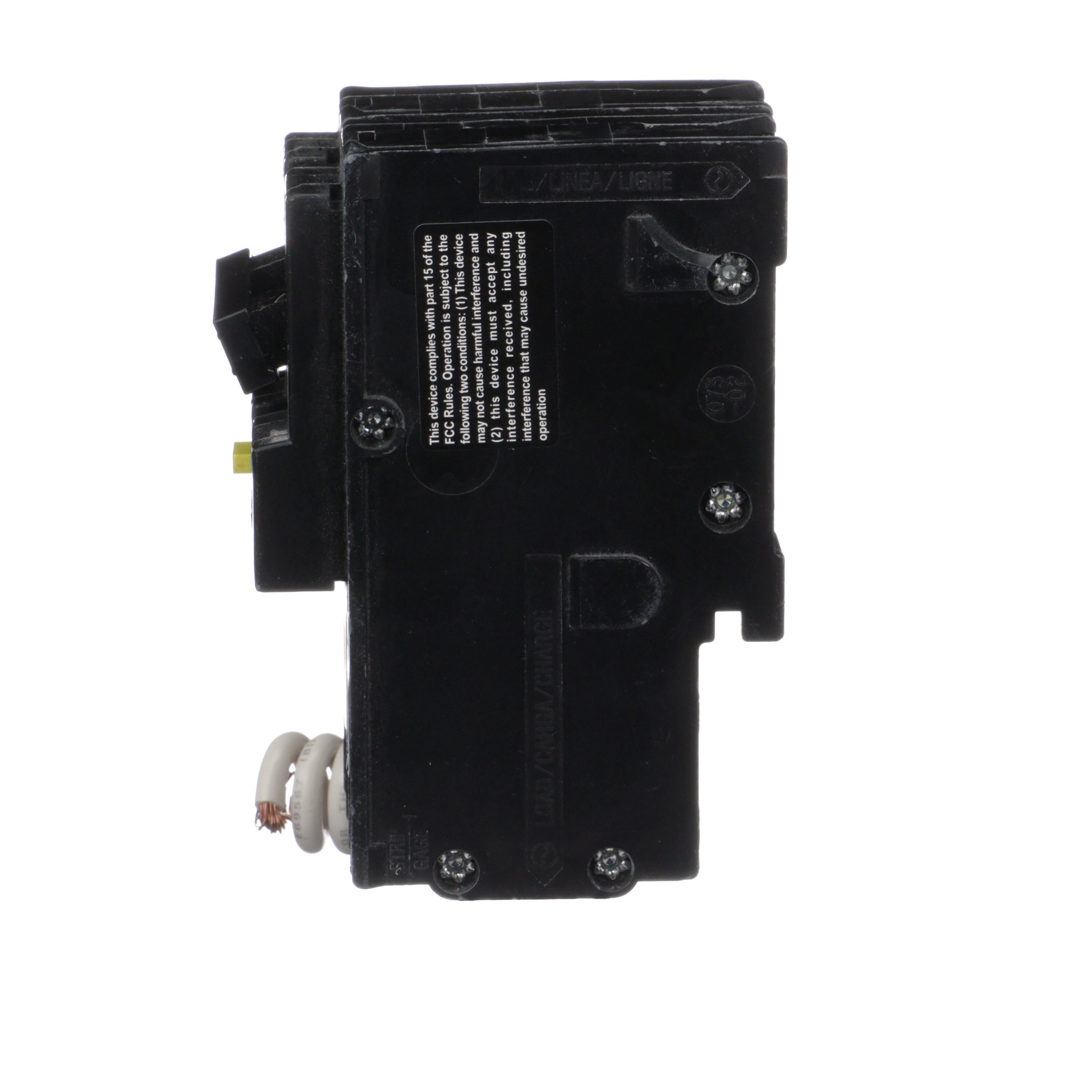Picture of HOM230GFIC - Mini circuit breaker, Homeline, 30A, 2 pole, 120/240VAC, 10kA AIR, ground fault class A, plug in, UL [TAA]