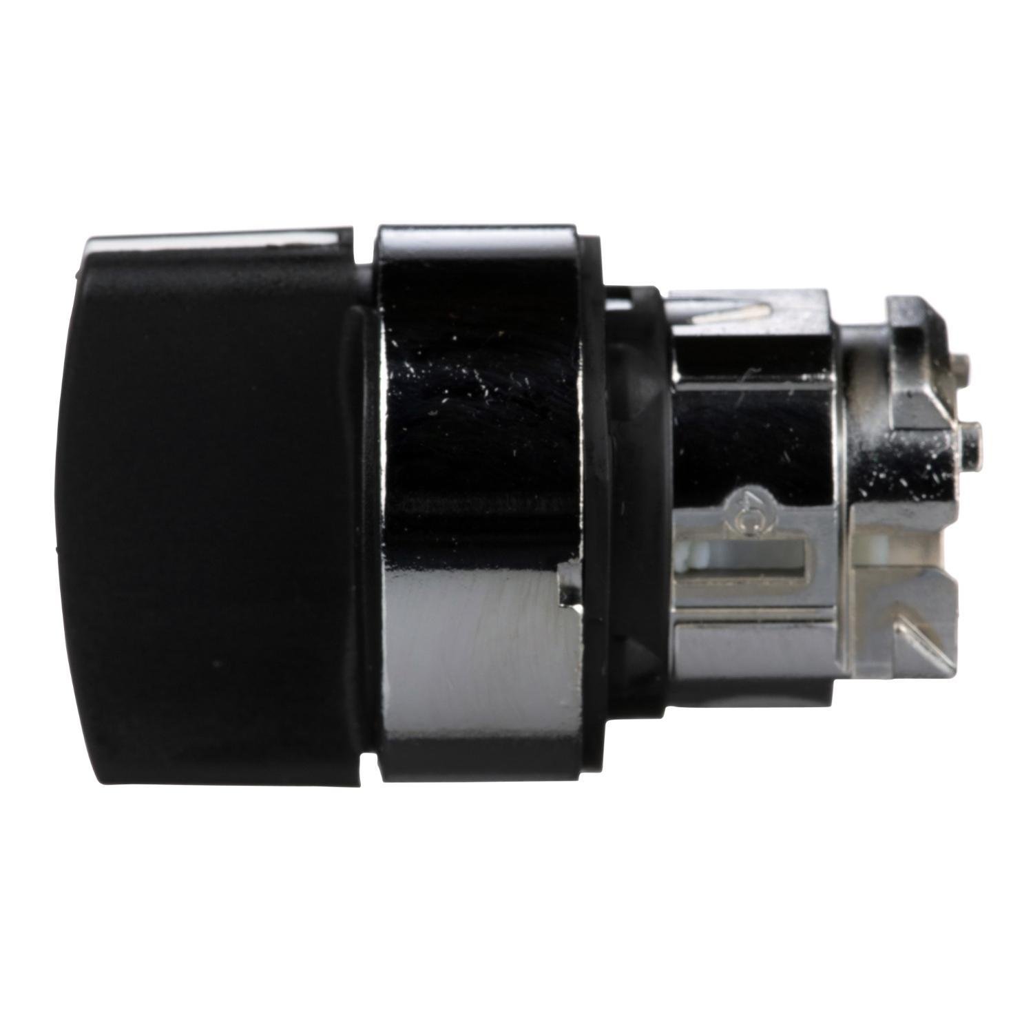 Picture of ZB4BD3 - Harmony, 22mm Push Button, selector switch operating head, 3 position, maintained, black, unmarked