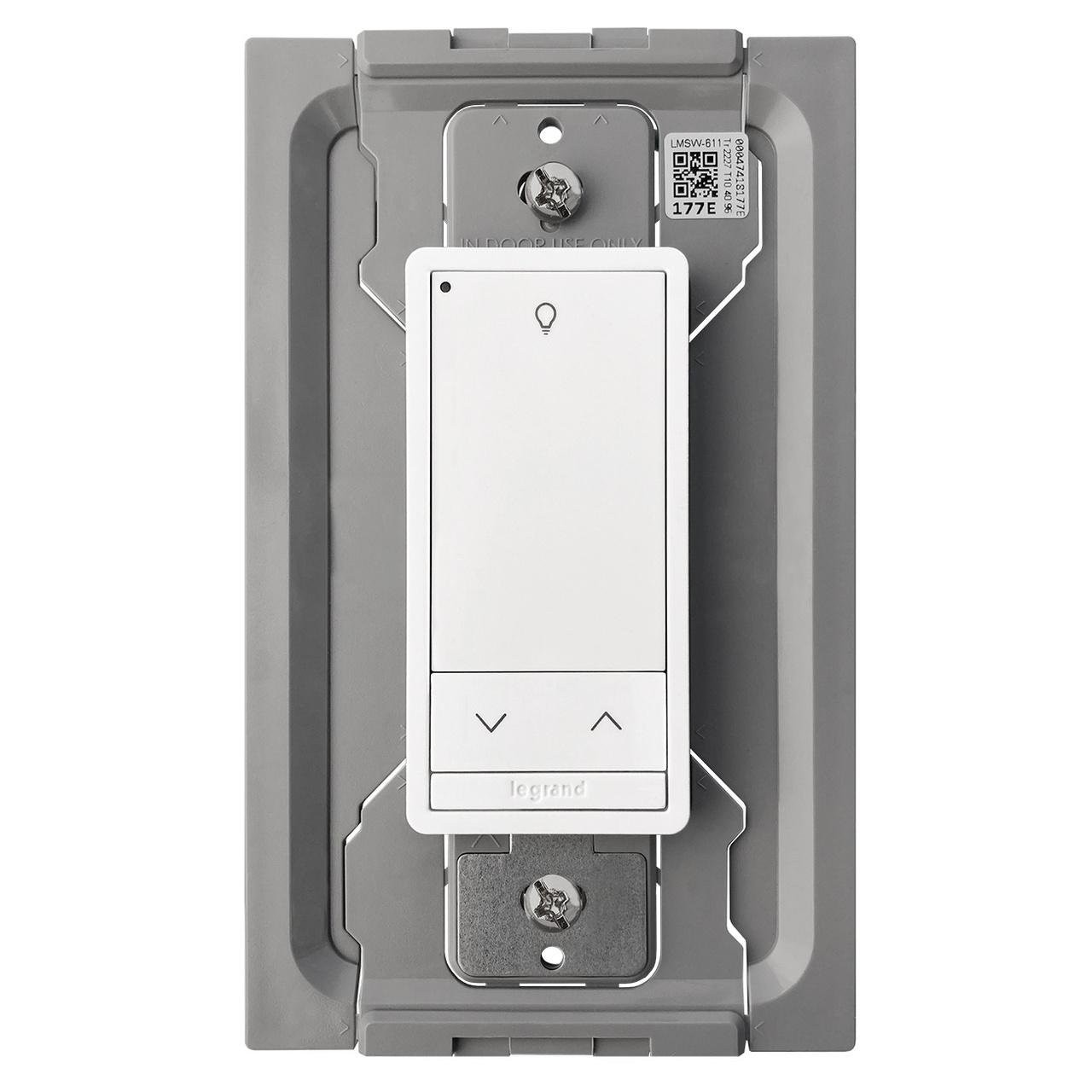 Picture of LMSW-611-S-W - Digital Lighting Management Wireless Slim Switch, White