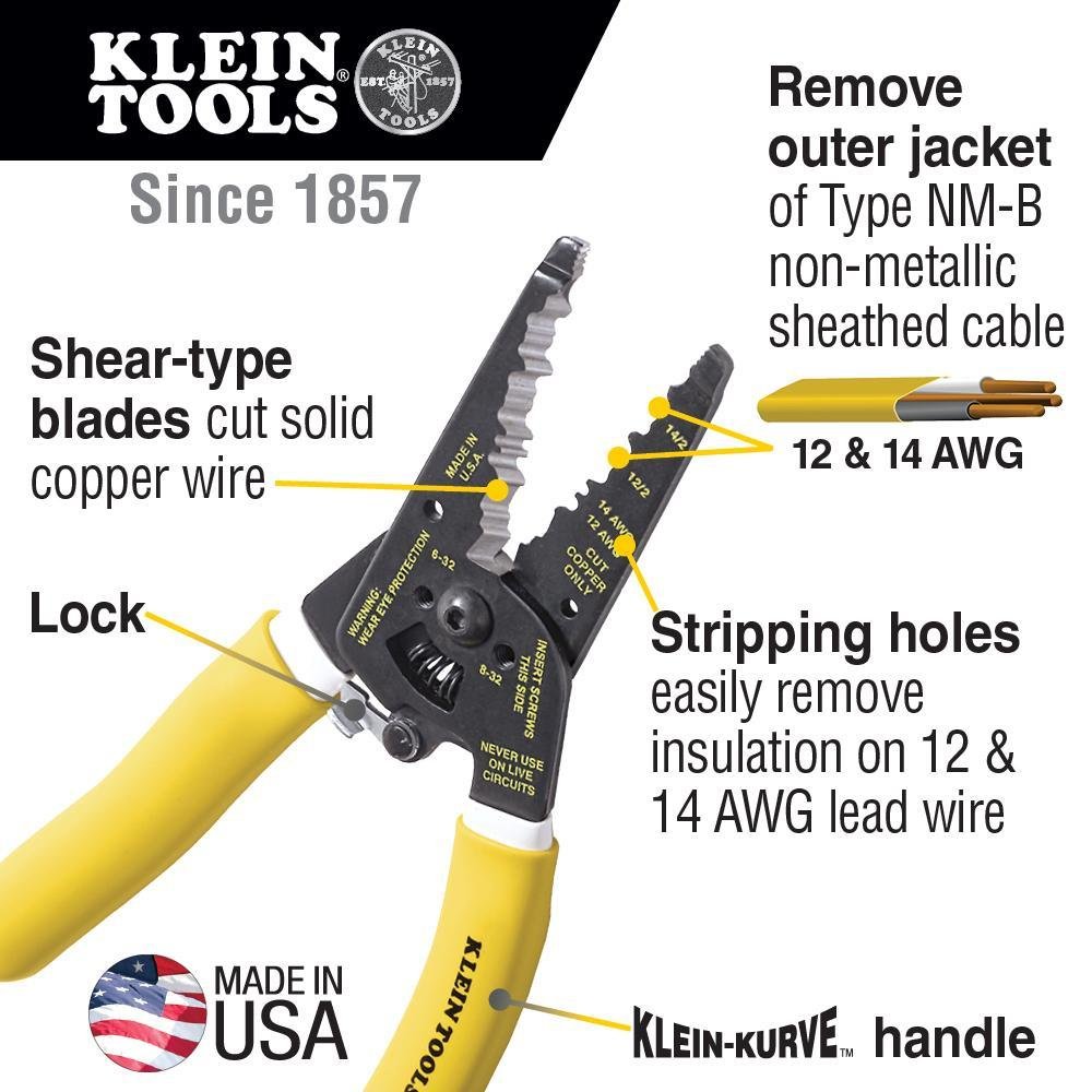 Picture of K1412 - Klein-Kurve® Dual NM Cable Stripper/Cutter