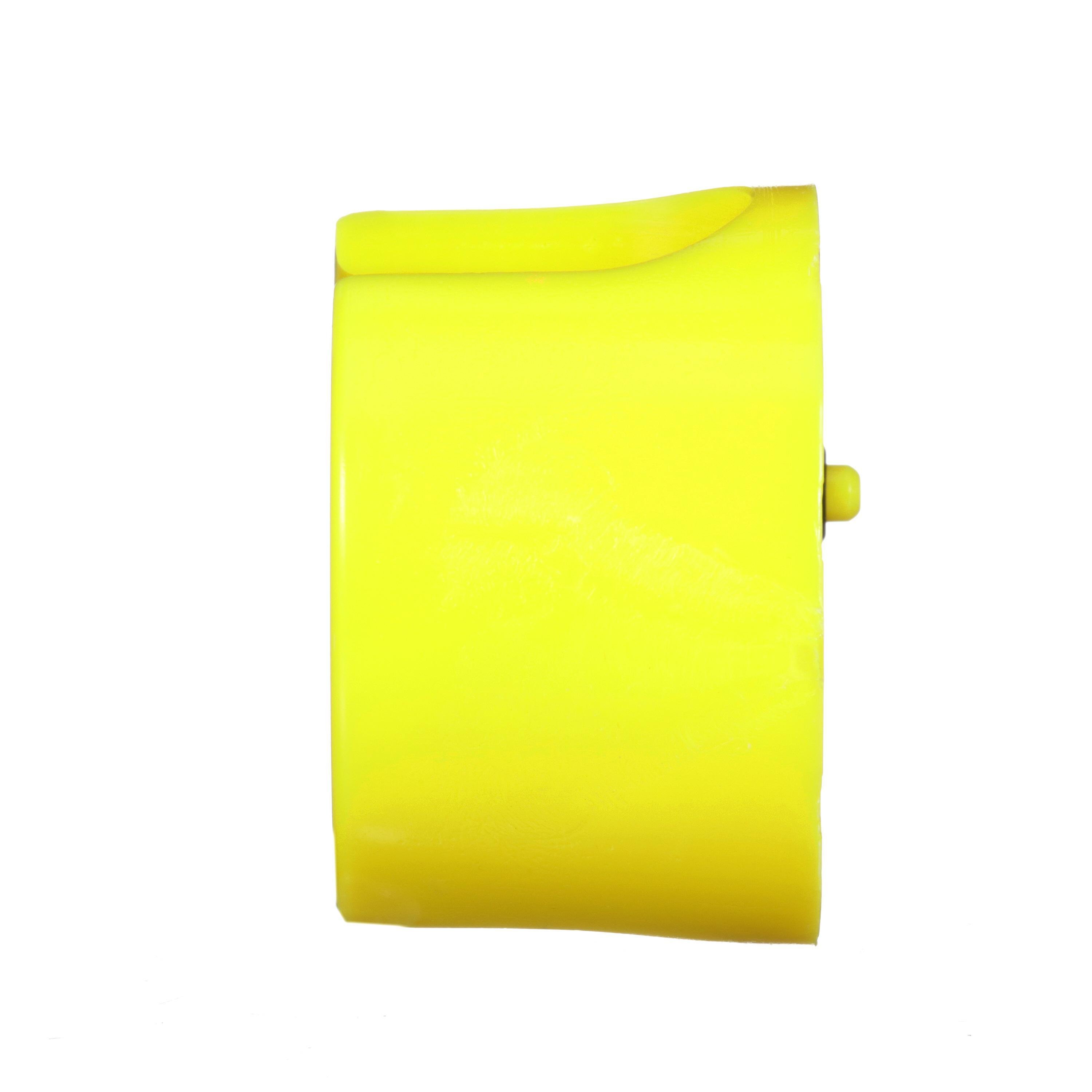 Picture of 9001K56YM - 30mm Push Button, Types K or SK, plastic extended mushroom guard, yellow, for 1.375 or 1.625 inch mushroom operator