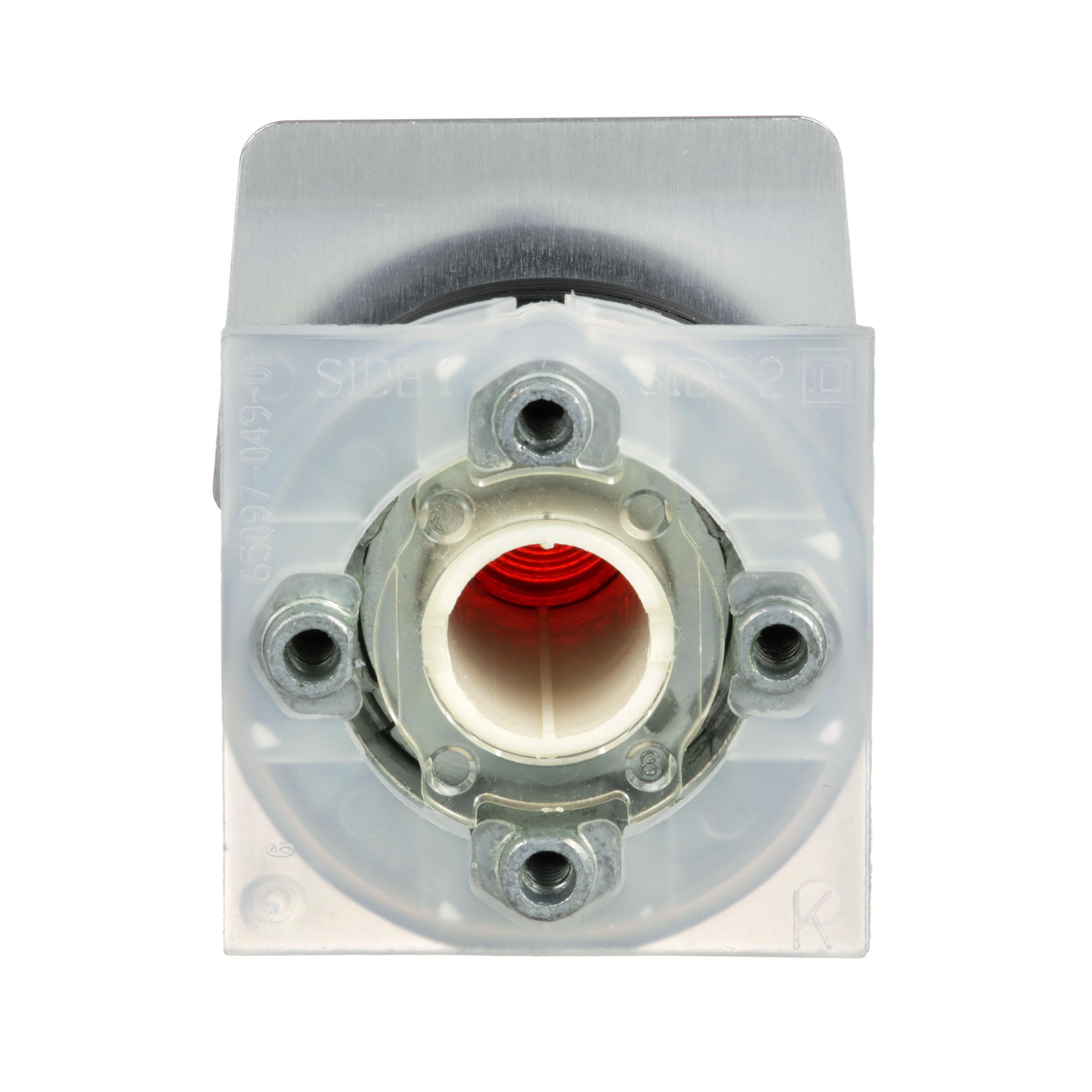 Picture of 9001KR9R - 30mm Push Button, Type K, push pull operator, red mushroom cap