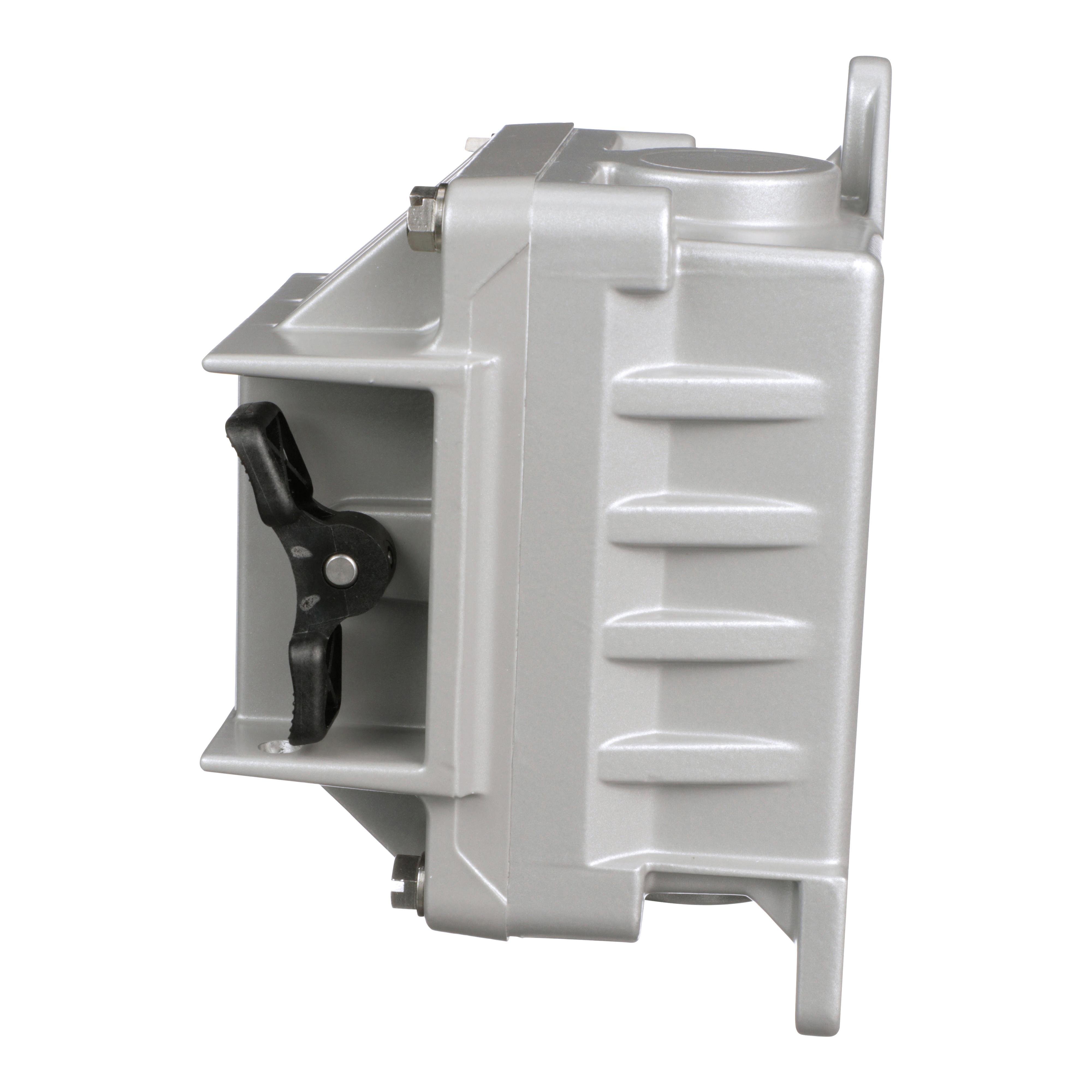 Picture of 2510KR2 - Switch, manual, 30A, 3 pole, 10 HP at 575 VAC, three phase, toggle operated, no indicator, NEMA 7/9, one conduit opening