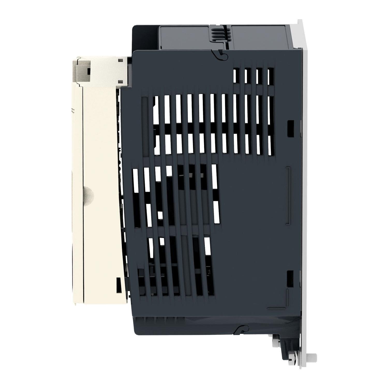 Picture of ATV12H037M2 - variable speed drive, Altivar 12, 0.37kW, 0.55hp, 200 to 240V, 1 phase, with heat sink