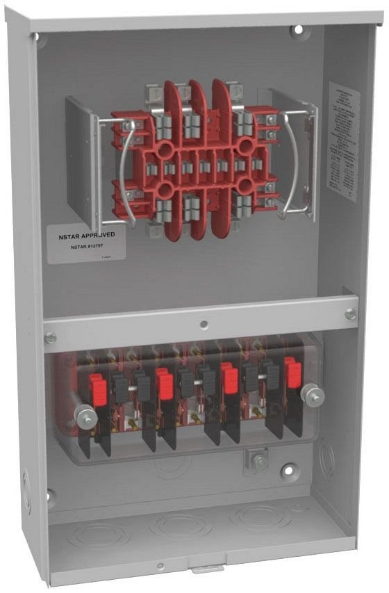 UC4966-O-WC-21-NST - 13 Terminal Ringless Plain Top Test Switch Prewired Nstar Massachusetts
