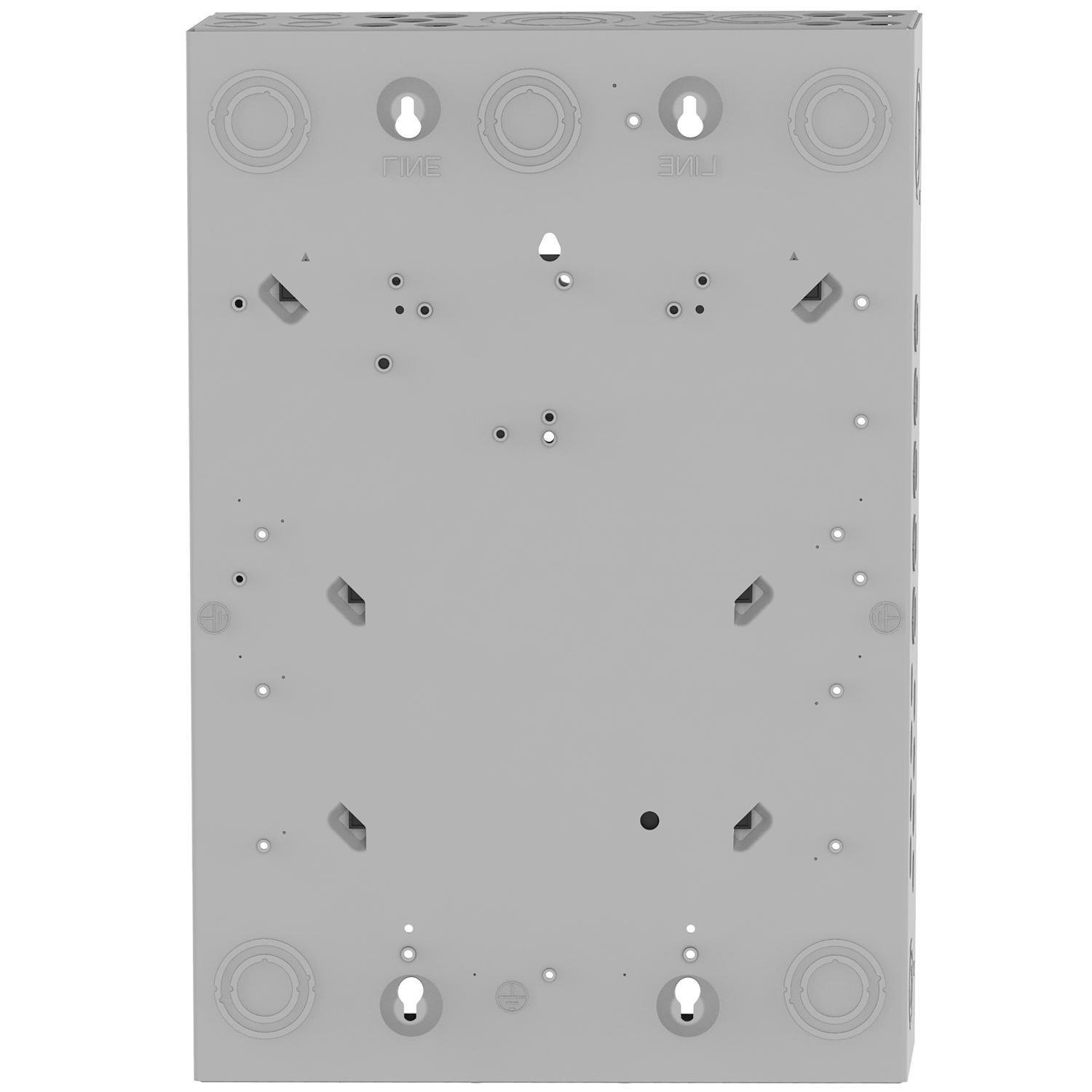Picture of QO116L125PG - Load center, QO, 1 phase, 16 spaces, 24 circuits, 125A convertible main lugs, PoN, NEMA1, gnd bar