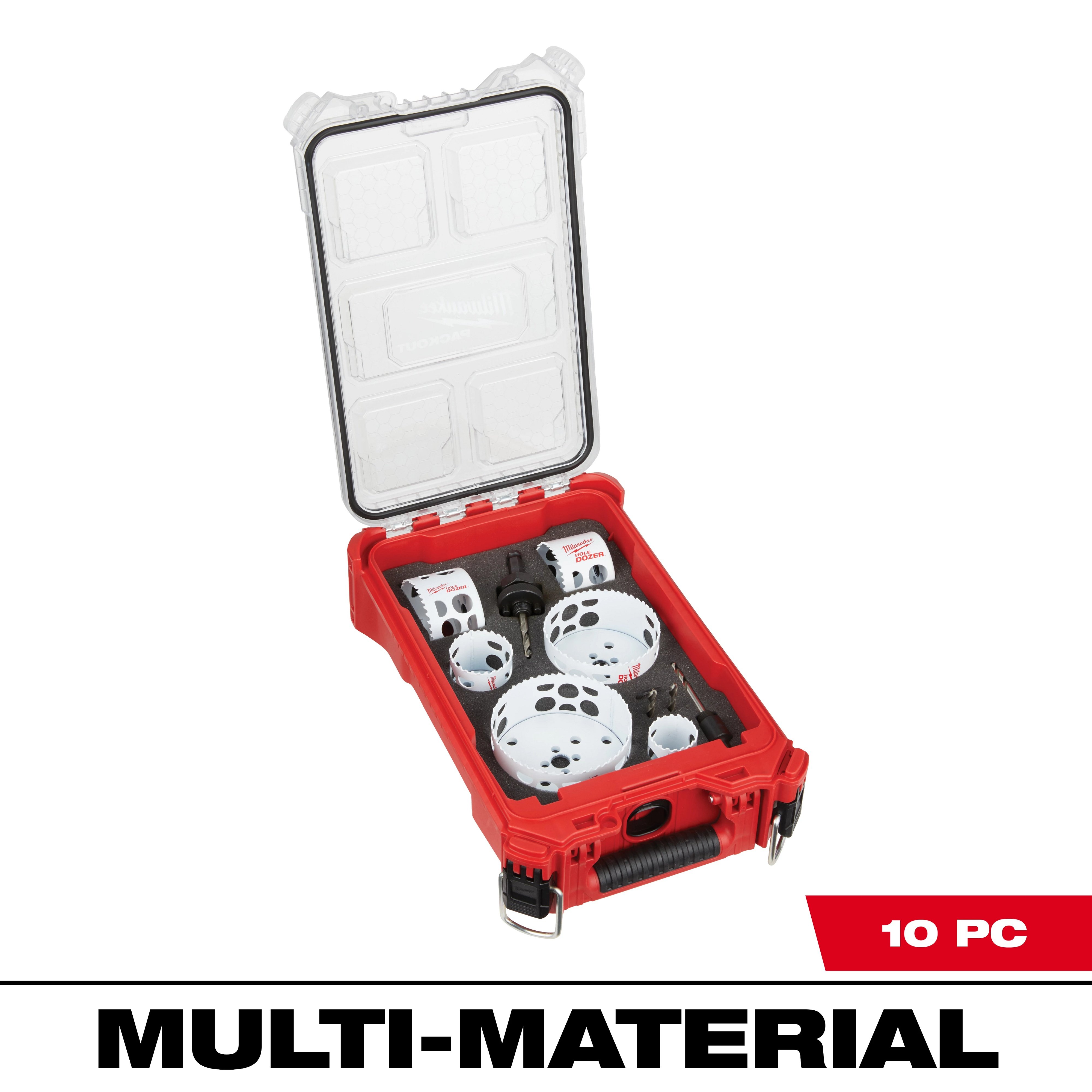 Picture of 49-22-5606 - HOLE DOZER™ Bi-Metal Hole Saw Kit with PACKOUT™ Compact Organizer - 10PC