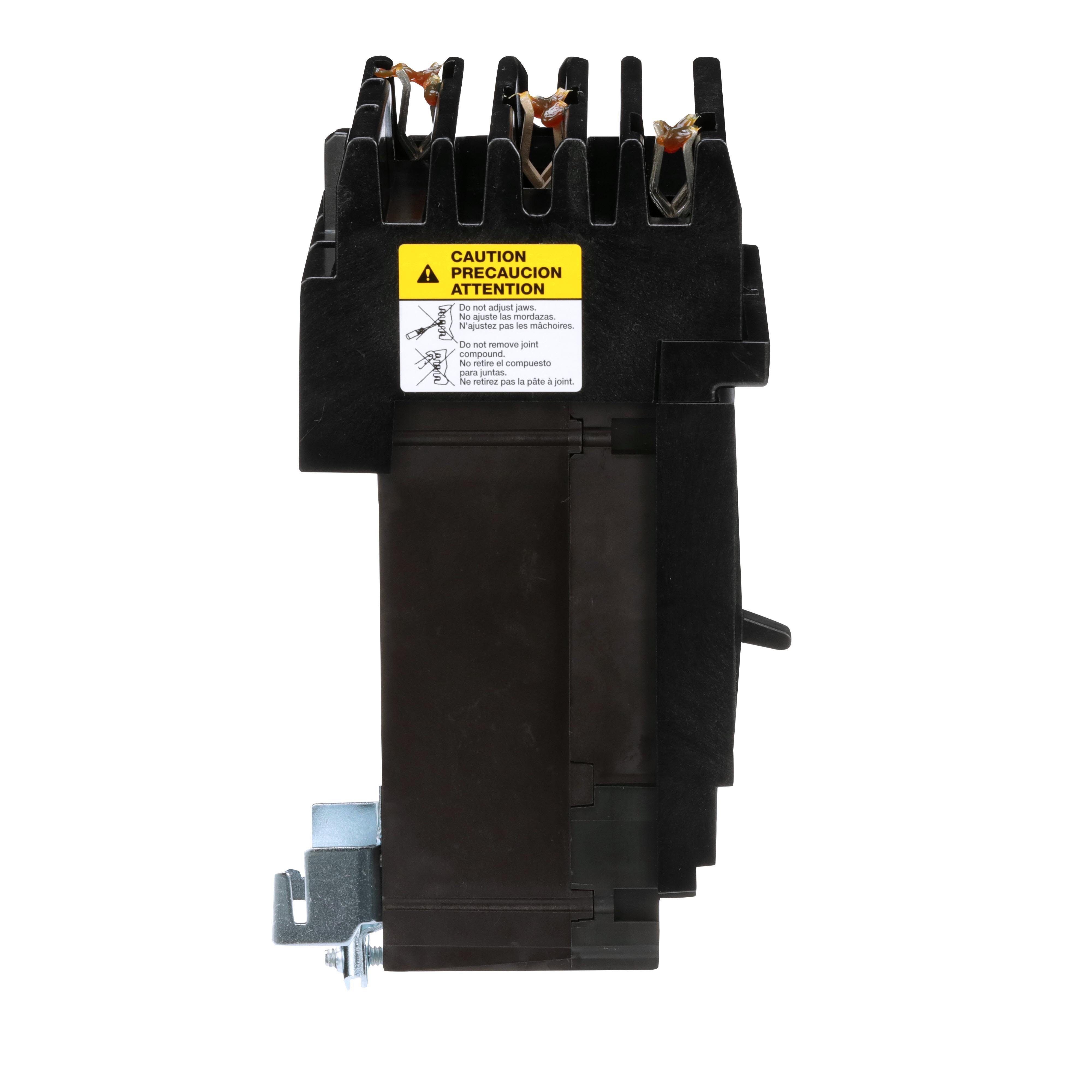 Picture of HGA36015 - Circuit breaker, PowerPacT H, 15A, 3 pole, 600VAC, 18kA, I-Line, thermal magnetic, 80%, ABC