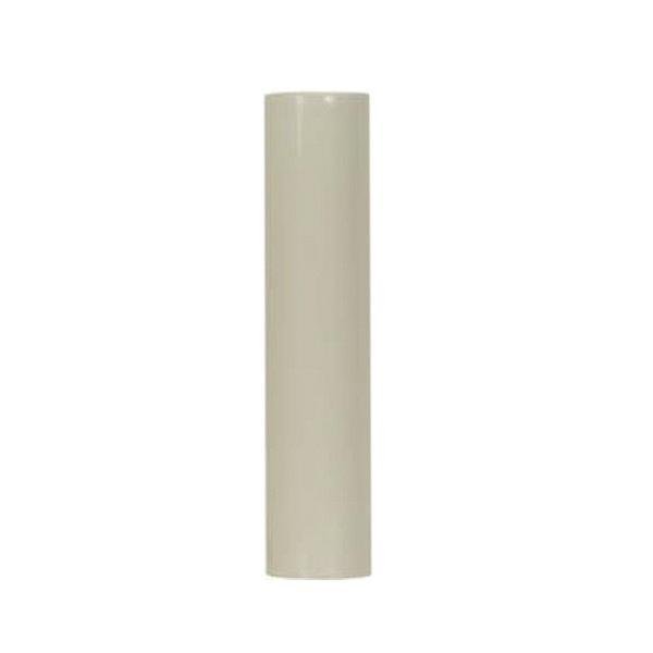90-2443 - Plastic Candle Cover, Cream Plastic, 13/16" Inside Diameter, 7/8" Outside Diameter, 4" Height