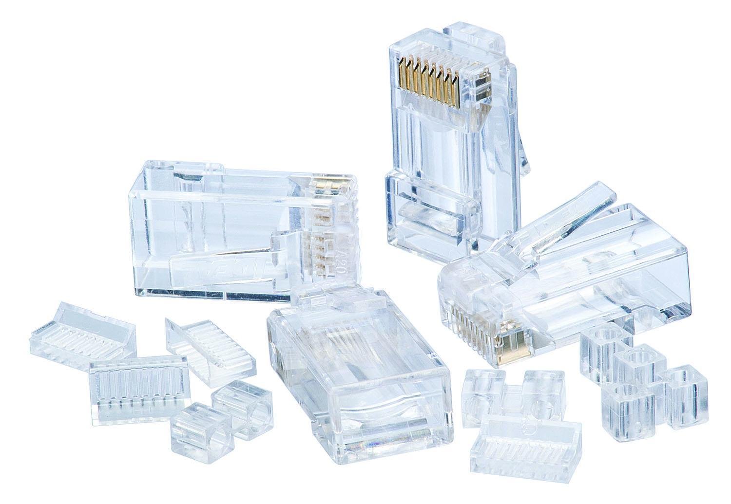 85-366 - CAT6 RJ-45 8P8C Modular Plugs -25 pk