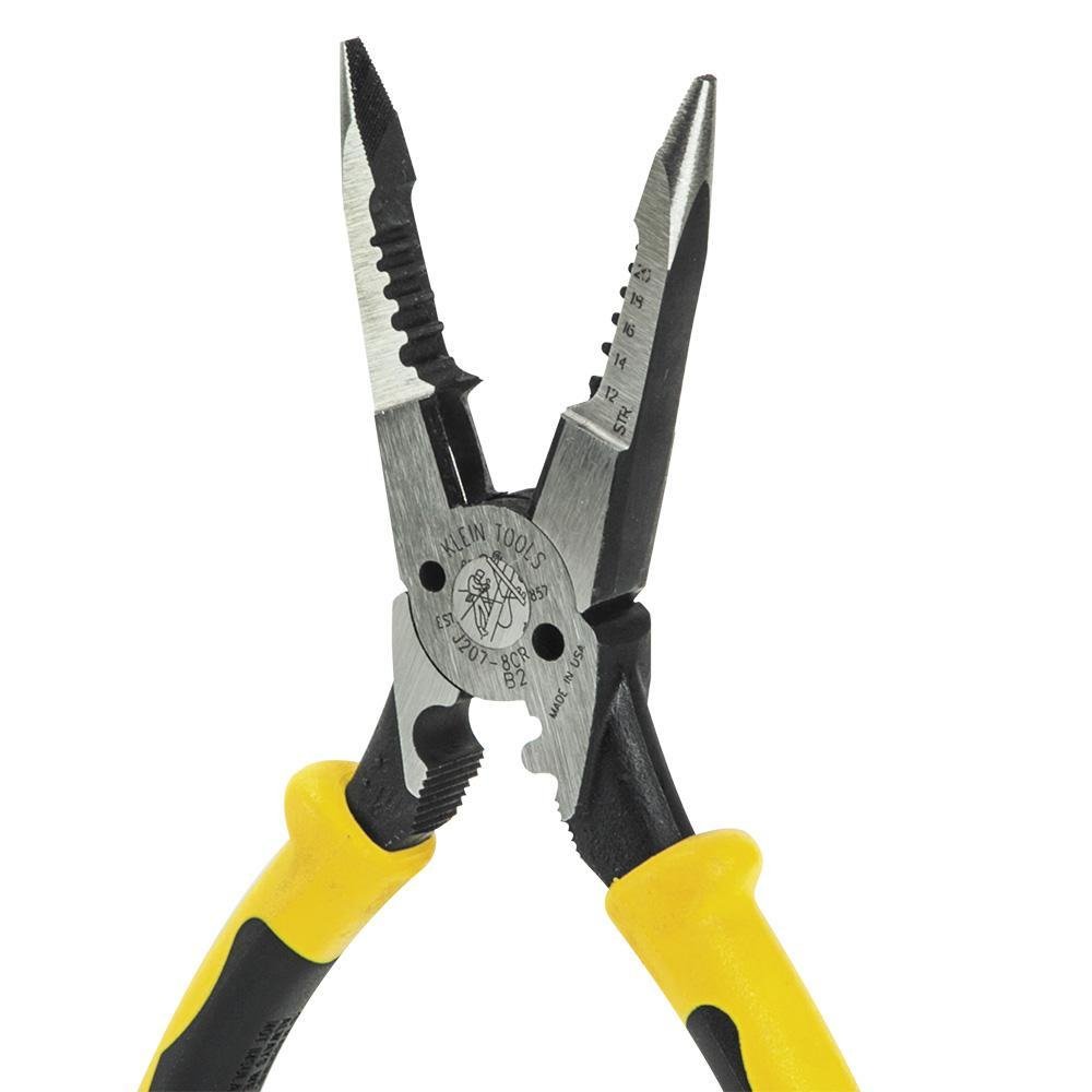 Picture of J207-8CR - Pliers, All-Purpose Needle Nose Pliers with Crimper, 8.5-Inch