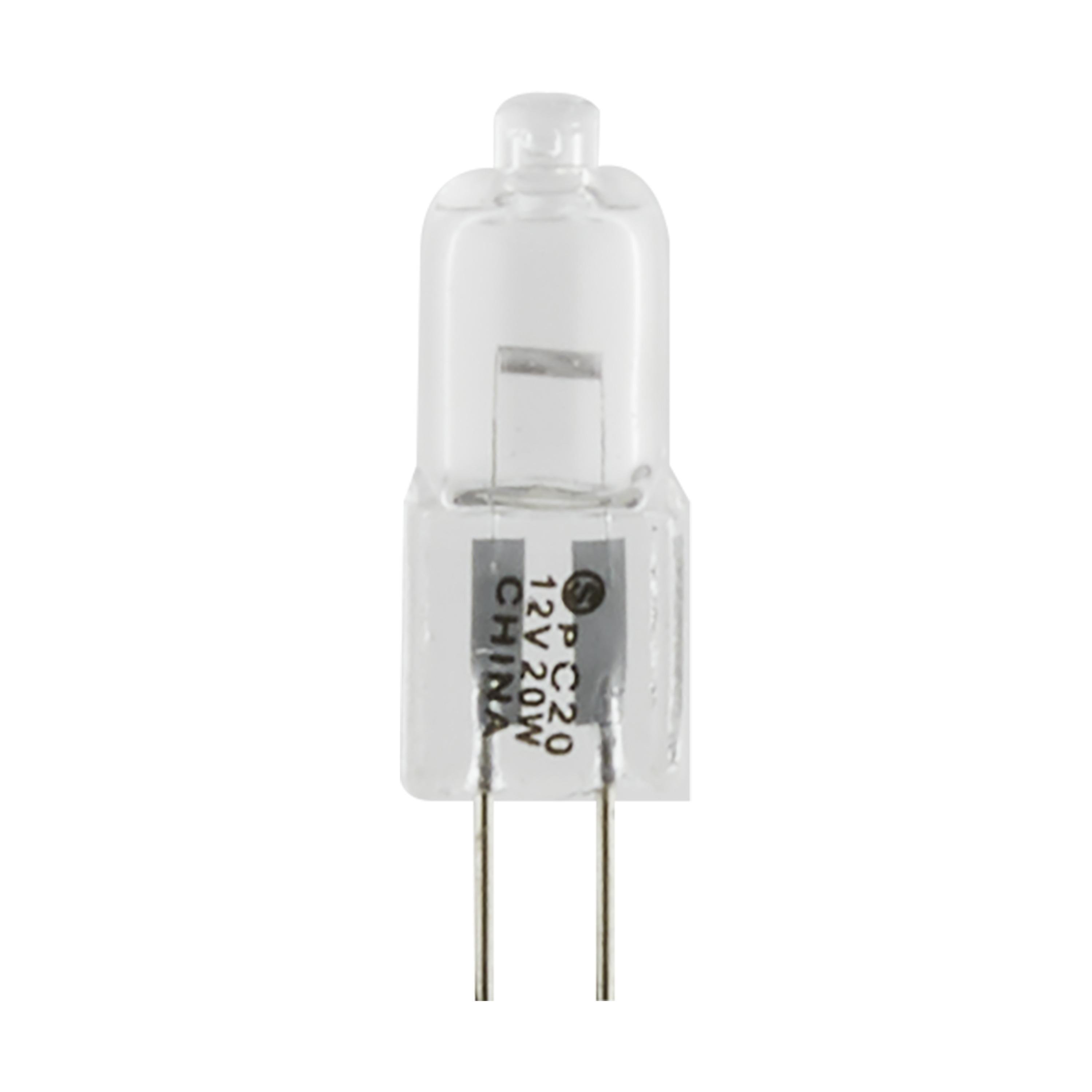 S3120 - 20 Watt - Halogen - T3 - Clear - 2000 Average rated hours - 300 Lumens - Bi Pin G4 base - 12 Volt