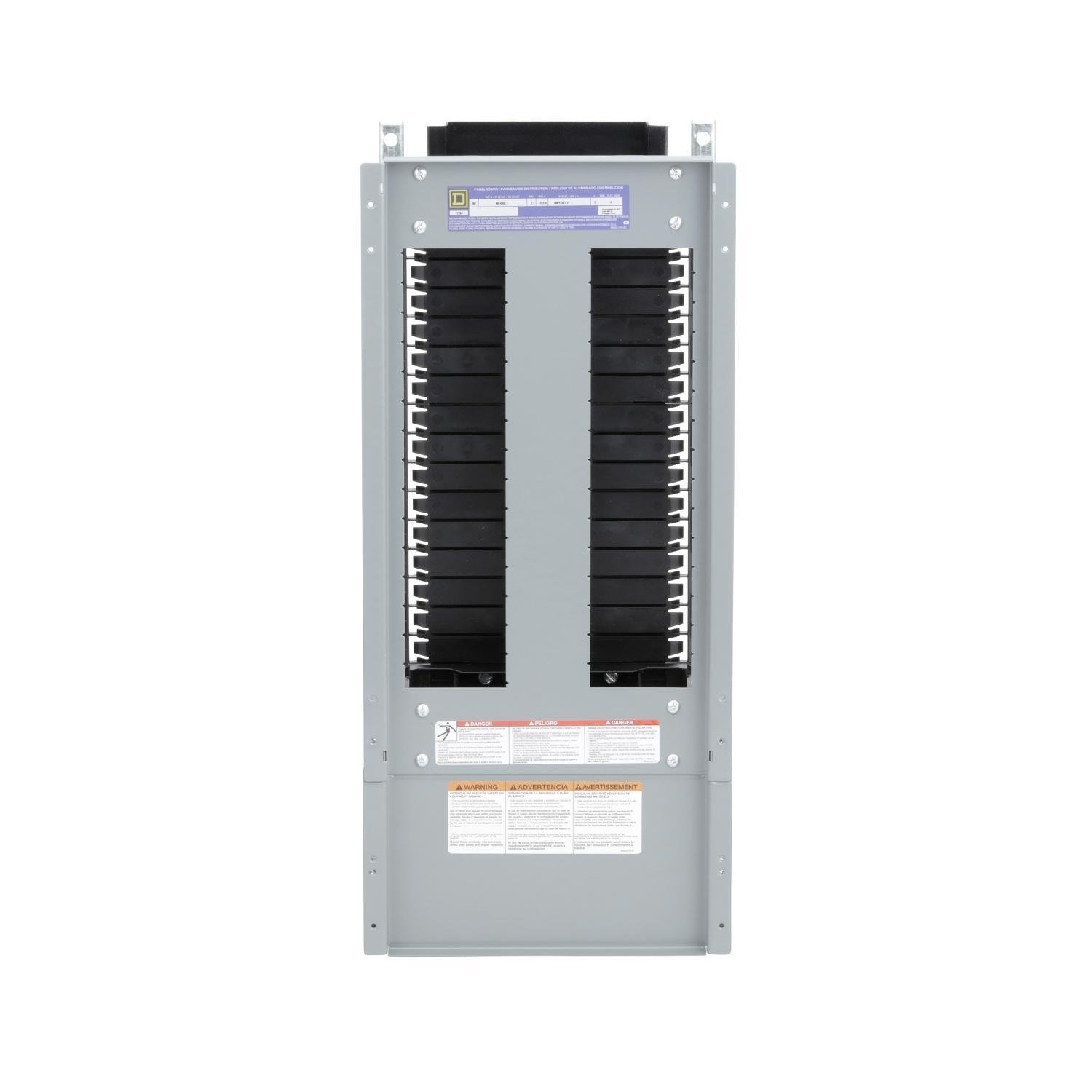 Picture of NF430L1 - Panelboard interior, NF, main lugs, 125A, Al bus, 30 pole spaces, 3 phase, 4 wire, 600Y/347VAC max