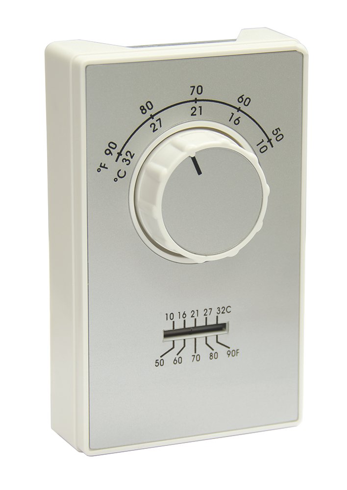 ET9SRTS - SPST Cool Only Thrmst w/Thrmtr, 50-90F