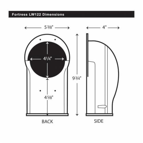 Picture of 84136 - Fortress Lineset Covers 4.5" Wall Inlet, Ivory 122