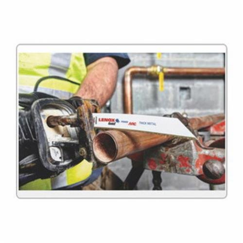 Picture of LENOX 6" x 3/4" Gold Power Arc Curved Metal Cutting Reciprocating Saw Blades (5-Pack)