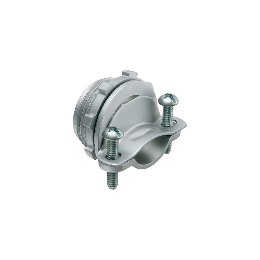 843S - Zinc die-cast, 1" service entrance round cable connector