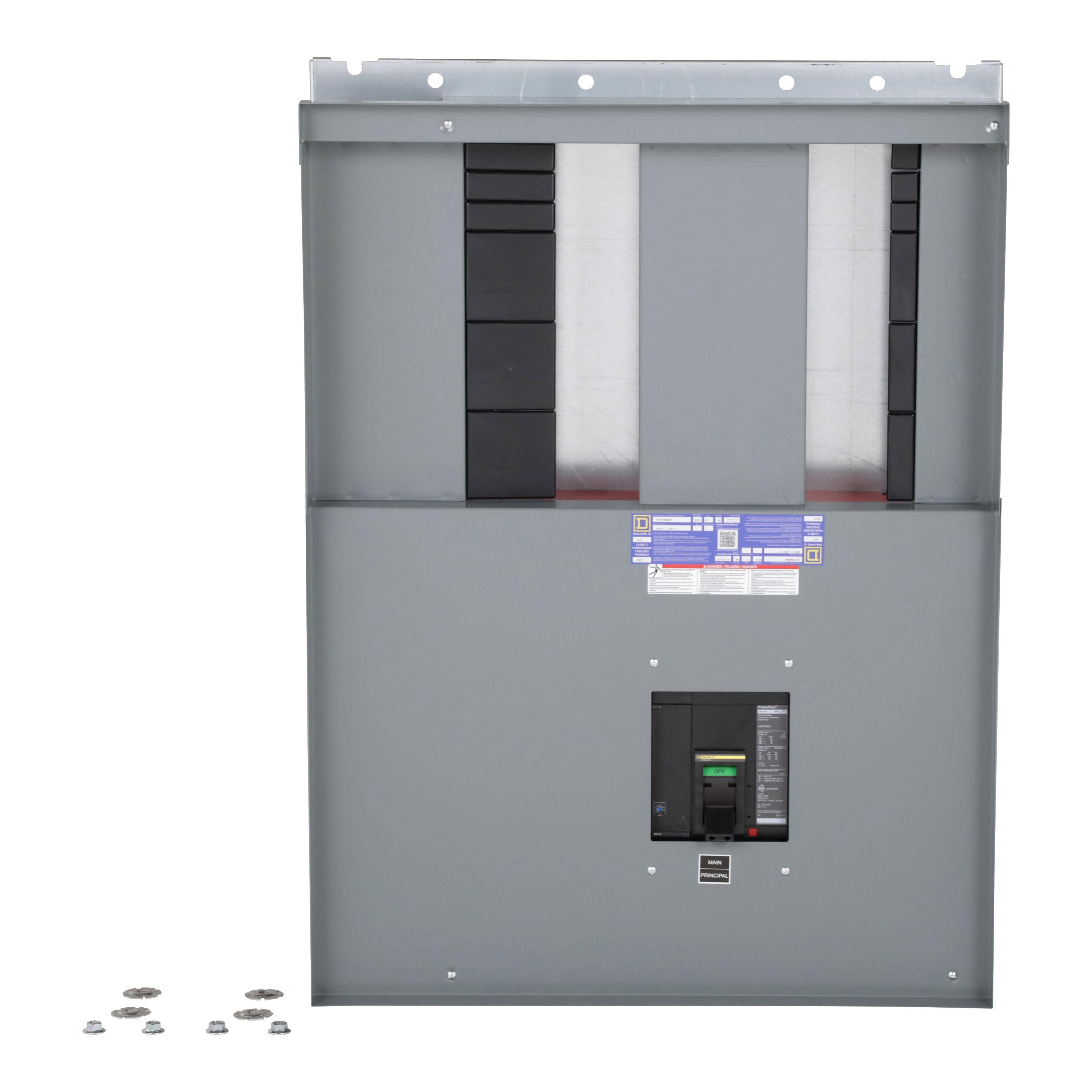 HCP18688M - Interior, I-Line Panelboard, HCP, 800A, w/main breaker, 36in CB space, for 42in W x 68in H x 9.5in D box, Cu bus