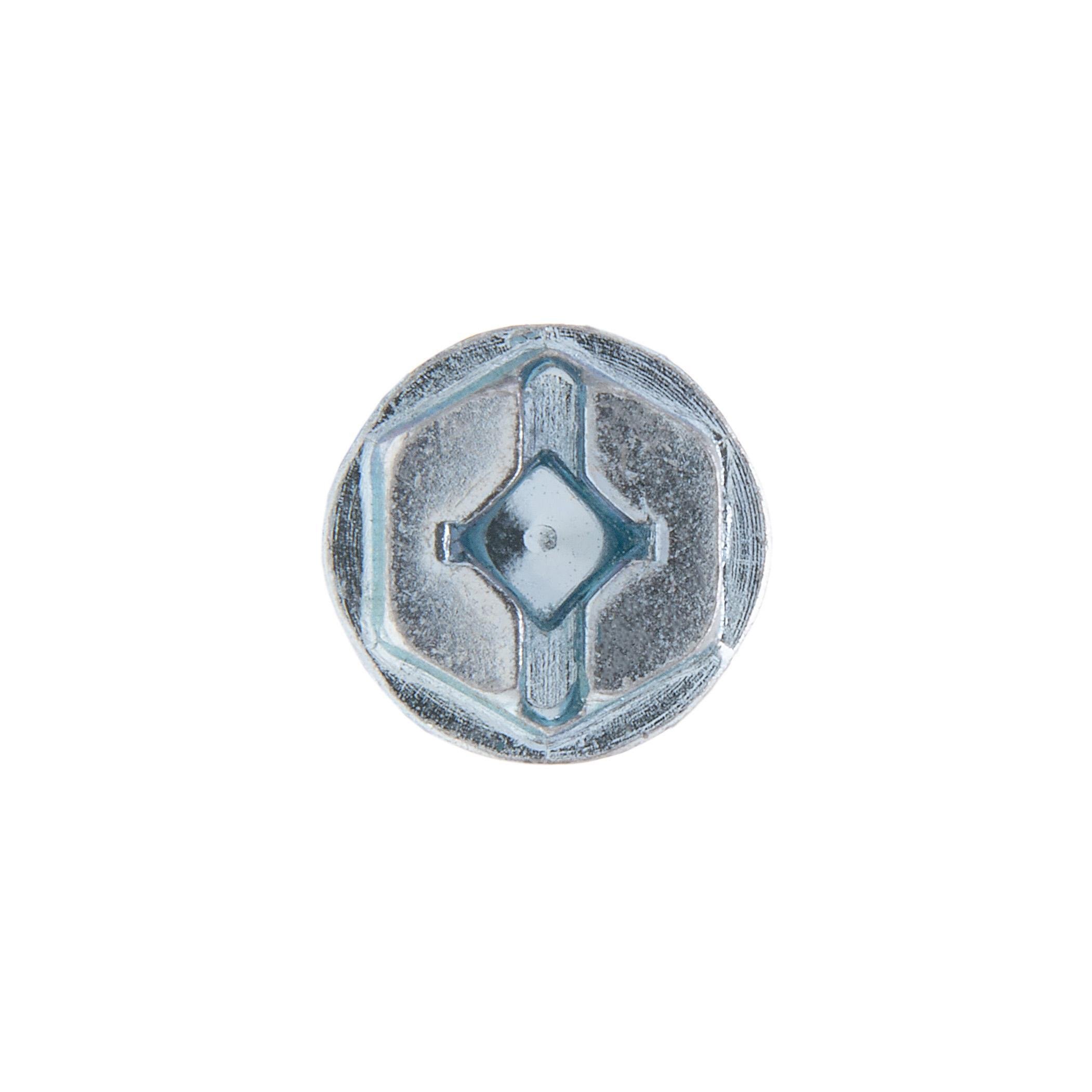 Picture of QTEKD19 - 10 x 1-1/2 in. 5/16 Head Quadrive Self-Drilling & Tapping Screws - #2 Drill Point - Domestic Steel Zinc - 100qty