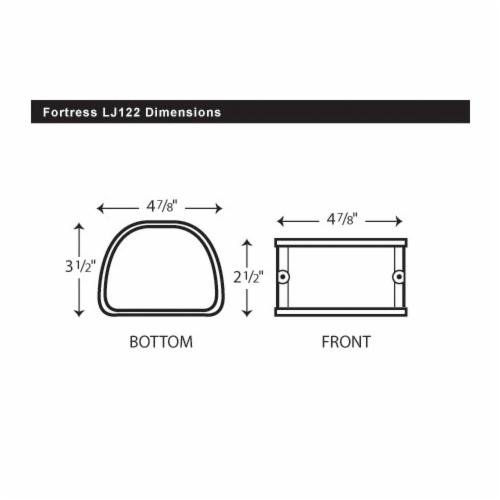 Picture of 84110 - Fortress Lineset Covers 4.5" Coupler White 122