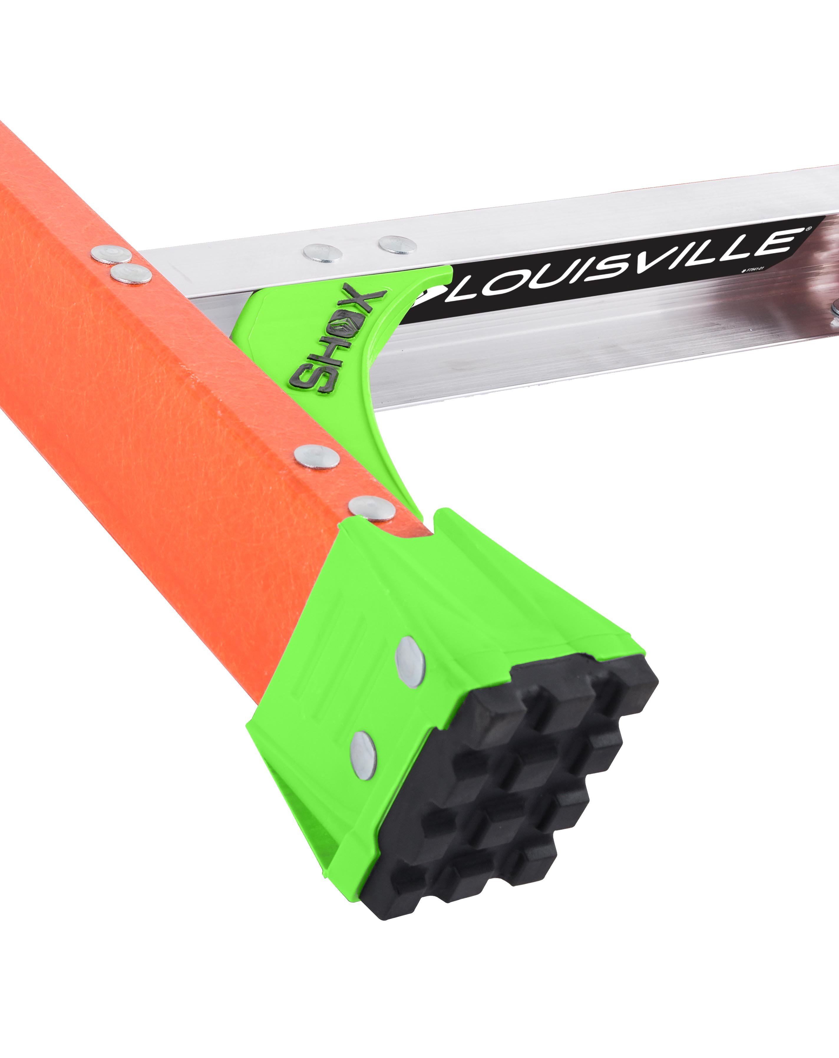 Picture of FXS1506 - Louisville Ladder 6-Foot Fiberglass Cross Step Ladder, Type IA, 300-pound Load Capacity, FXS1506