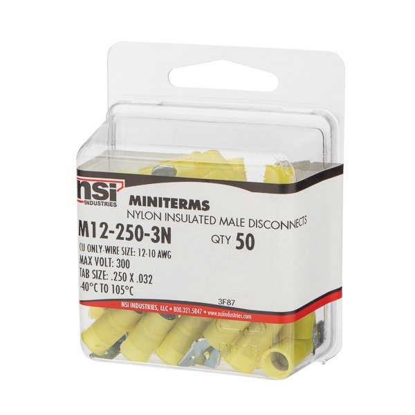 Picture of M12-250-3V-S - 12-10 Male Disc .250X.032