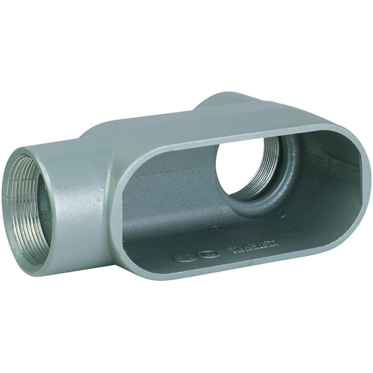 LB17 - Duraloy 7 Series - Iron Conduit Body - LB Type - Hub Size 1/2 Inch - Volume 4.0 Cubic Inches
