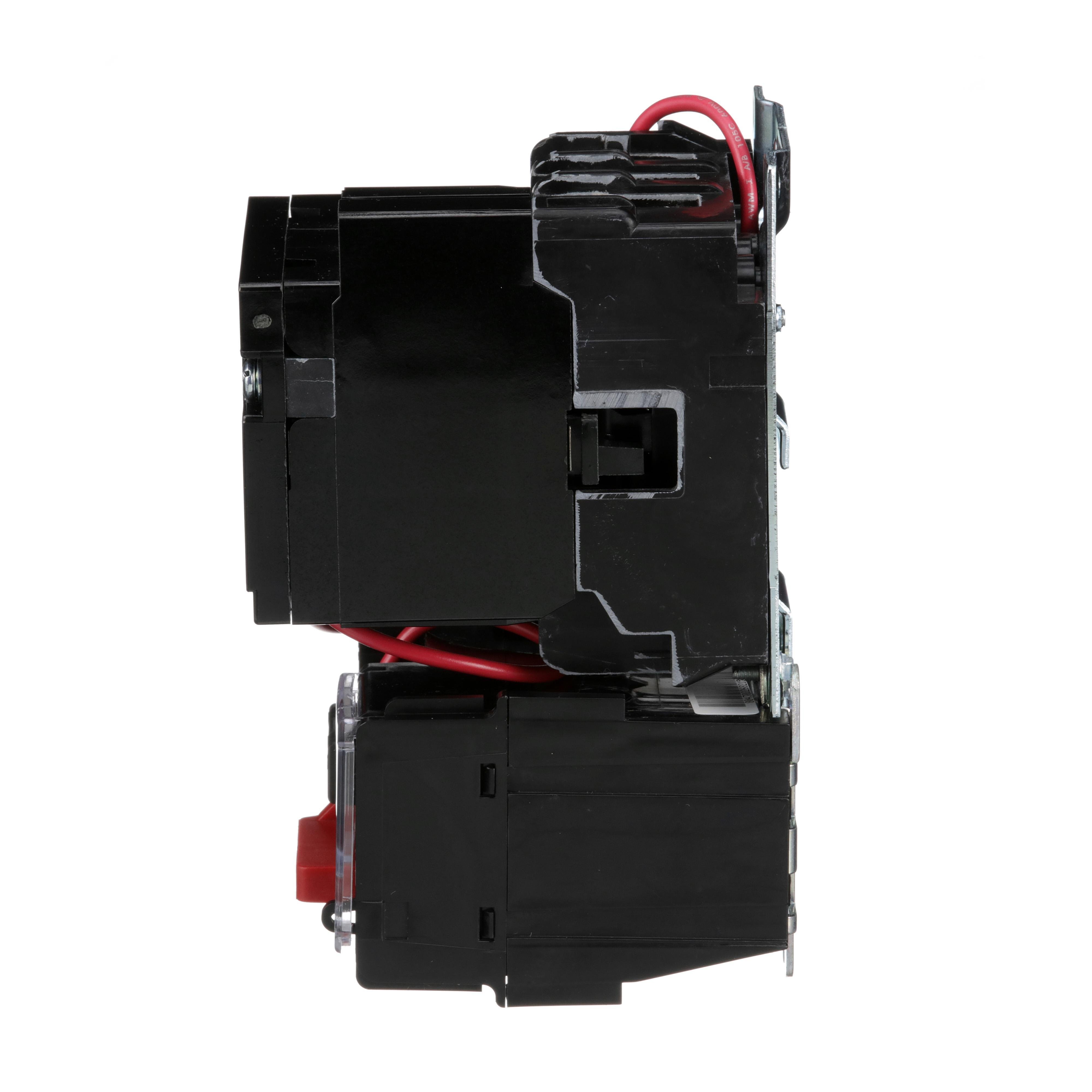 Picture of 8536SCO3V02H30S - NEMA motor starter, Type S, nonreversing, Size 1, 27A, 10 HP at 460VAC, up to 100kA SCCR, 3 phase, 3 pole, Motor Logic, 120VAC coil, open