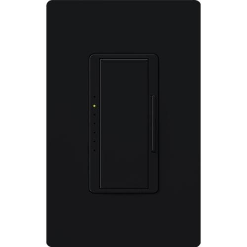 RRD-PRO-MN - Lutron® RRD-PRO-MN RadioRA LED Dimmer Switch, 120 V AC, 1 Poles, Tap On/Off Operation, Midnight