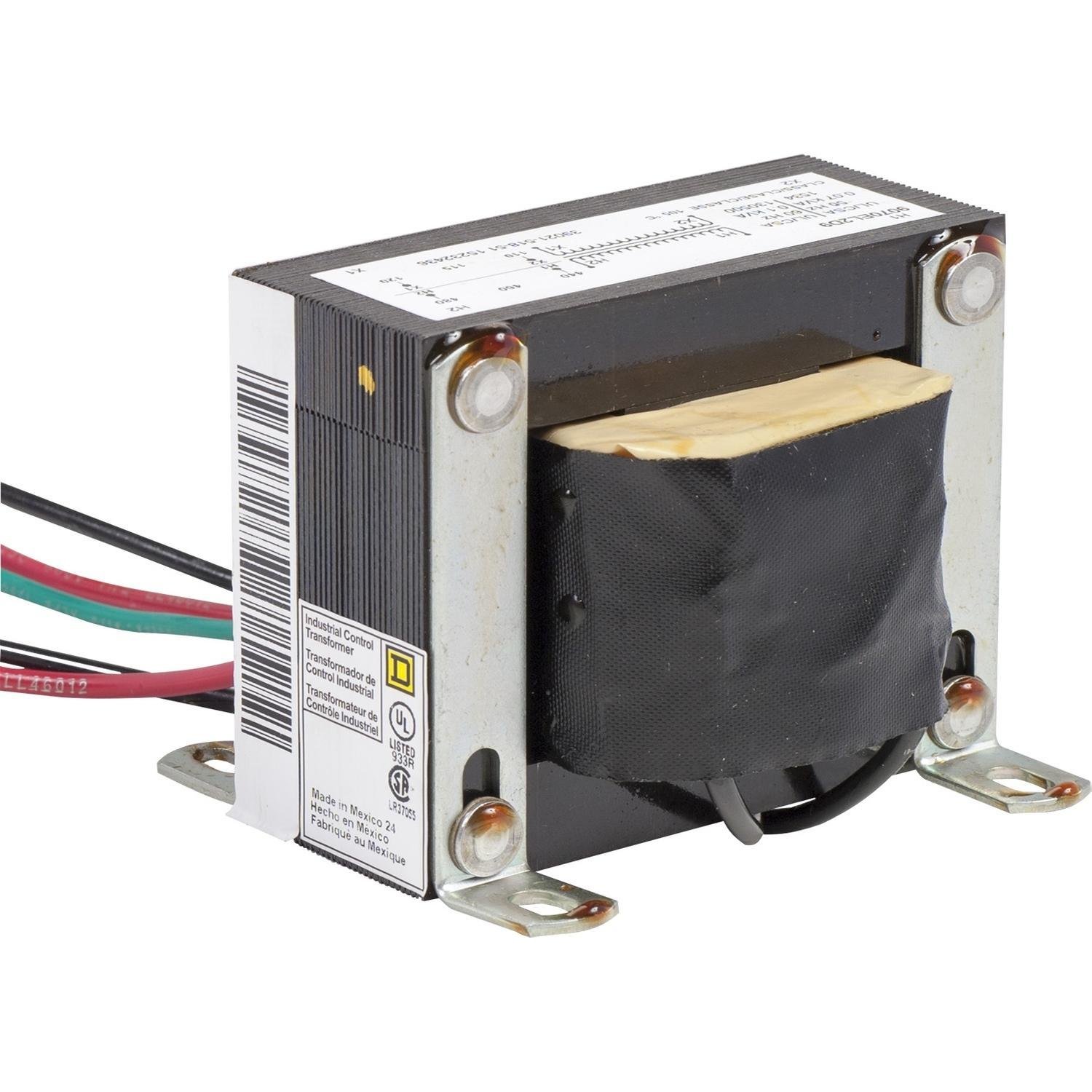 9070EL2D9 - Transformer, Type EL, industrial control, 100VA, 1 phase, 480V primary, 120V secondary, 55C rise