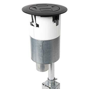 4ATCP2RBK - 4AT Prewired Dual Service Evolution™ Poke-Thru Device-Black