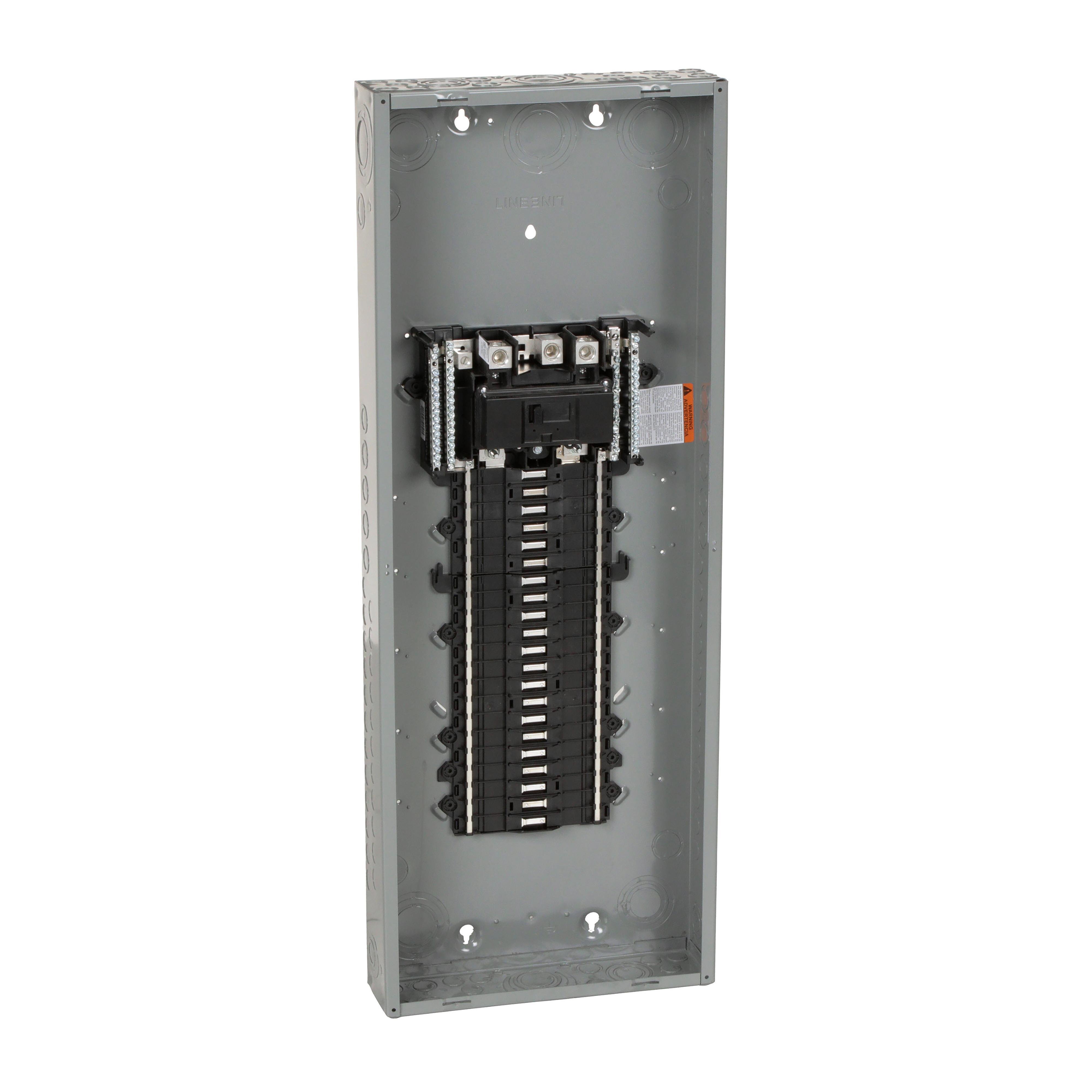 QO142M200PCVP - Load center, QO, 1 phase, 42 spaces, 52 circuits, 200A convertible main breaker, PoN, NEMA1, combo cover, value pack