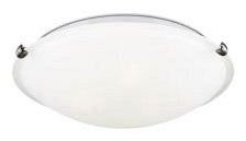 7543502EN3-962 - Clip Ceiling 2 Light LED Indoor Dimmable Flush Mount, Brushed Nickel Silver