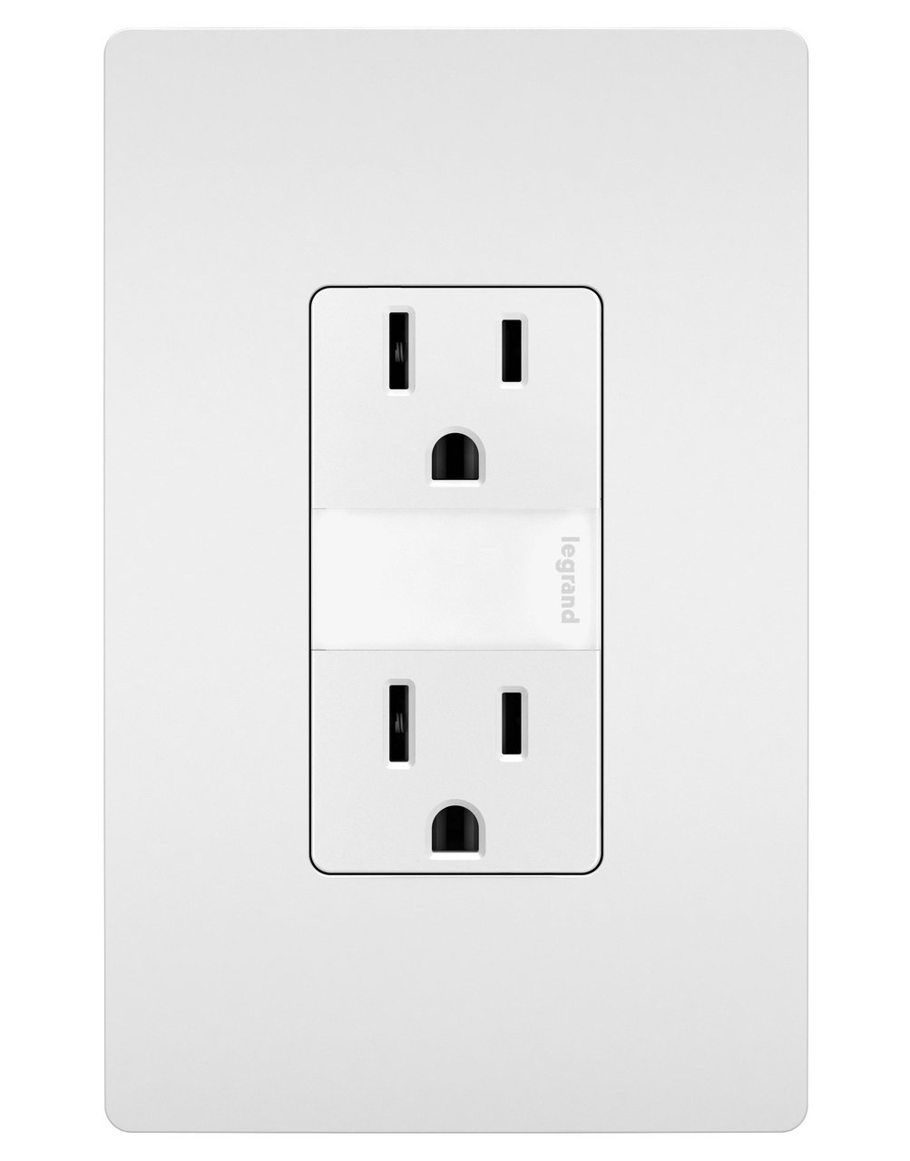 Picture of NTL885TRW - radiant® 15A Tamper-Resistant Outlet with Night Light