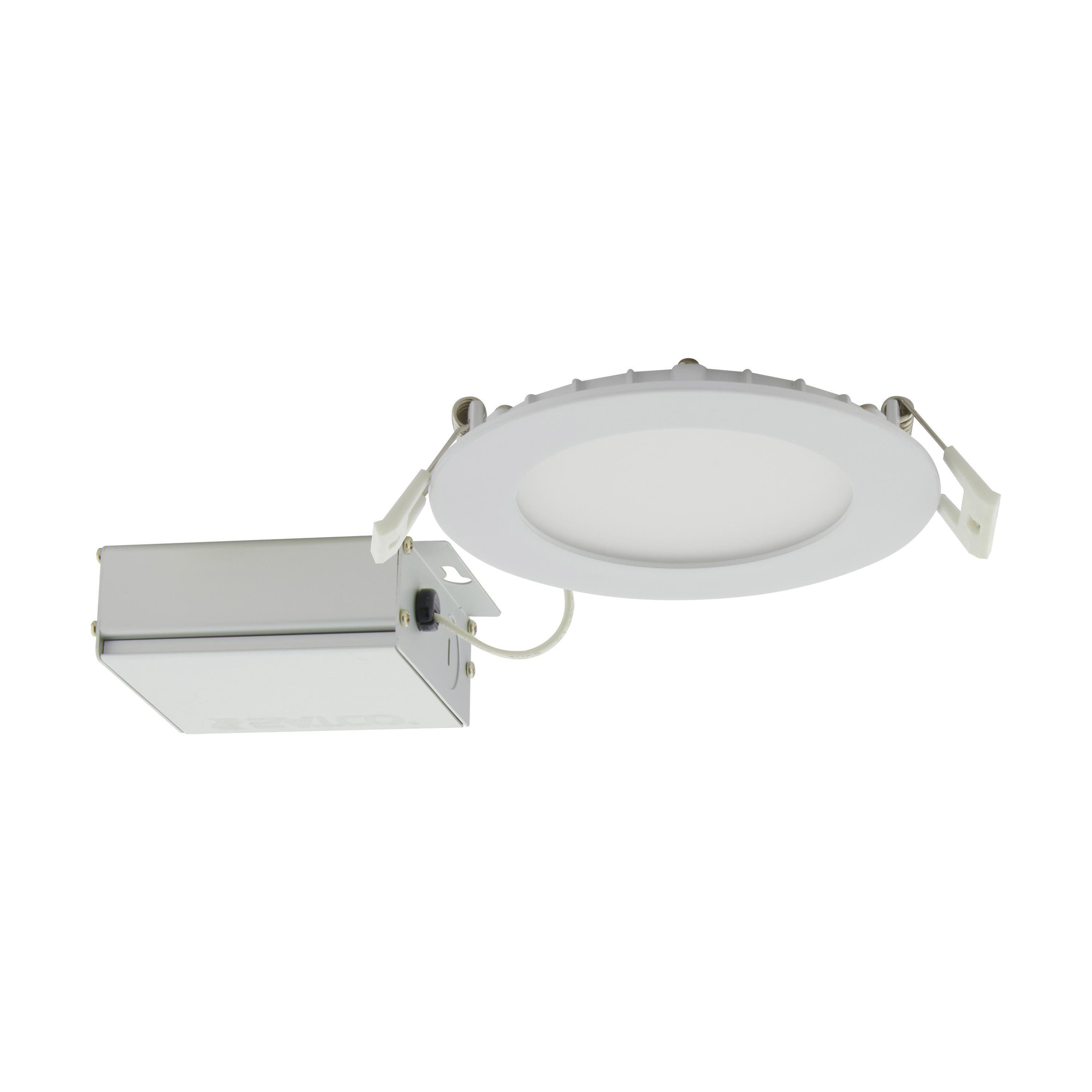Picture of S11826 - 10 Watt - LED Direct Wire Downlight - Edge-lit - 4 inch - CCT Selectable - 120 volt - Dimmable - Round - Remote Driver