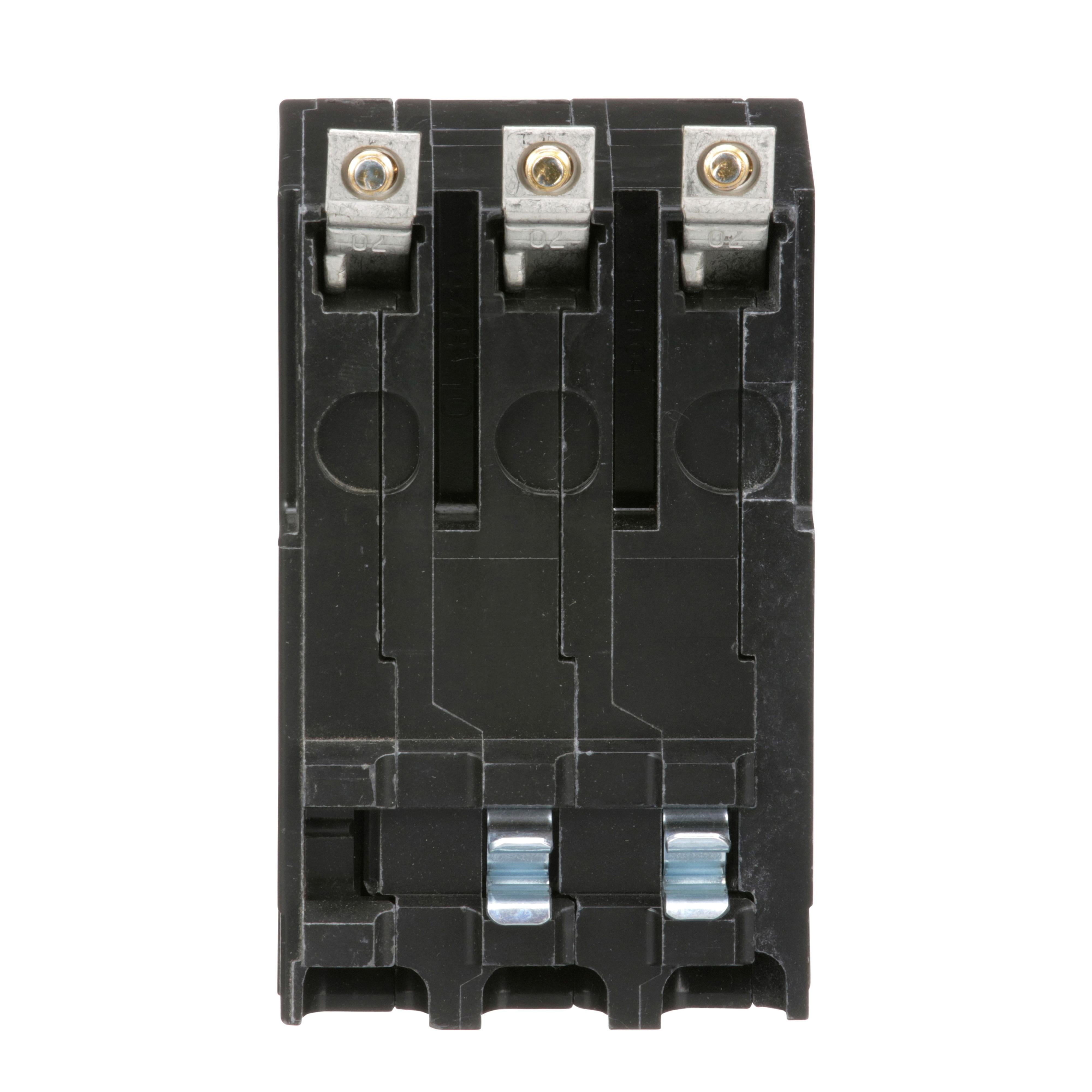 Picture of QOB380 - Mini circuit breaker, QO, 80A, 3 pole, 120/240VAC, 10kA, bolt on