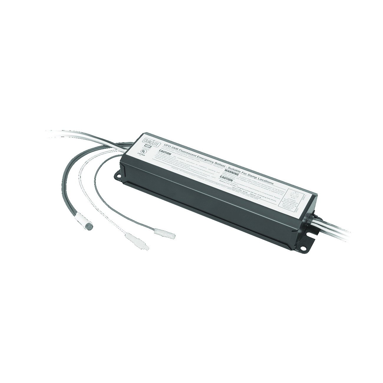 Picture of UFO-3AW - Battery Pack - Fluorescent, Lamp Type: Linear T8, T10, T12, Circline 4-pin, U-Shaped Fluorescent, Lamp Wattage: 3.5 W, Lumen Range: 350-450 lm, N/A, Battery Type: Nickel Cadmium (maintenance free), Compatible with most 1, 2, 3, and 4-lamp electr
