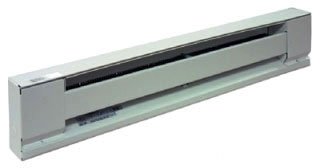 TPI E2906-036S-W 600W 120V 36 BASEBOARD HTR STEEL ELEMENT WHITE