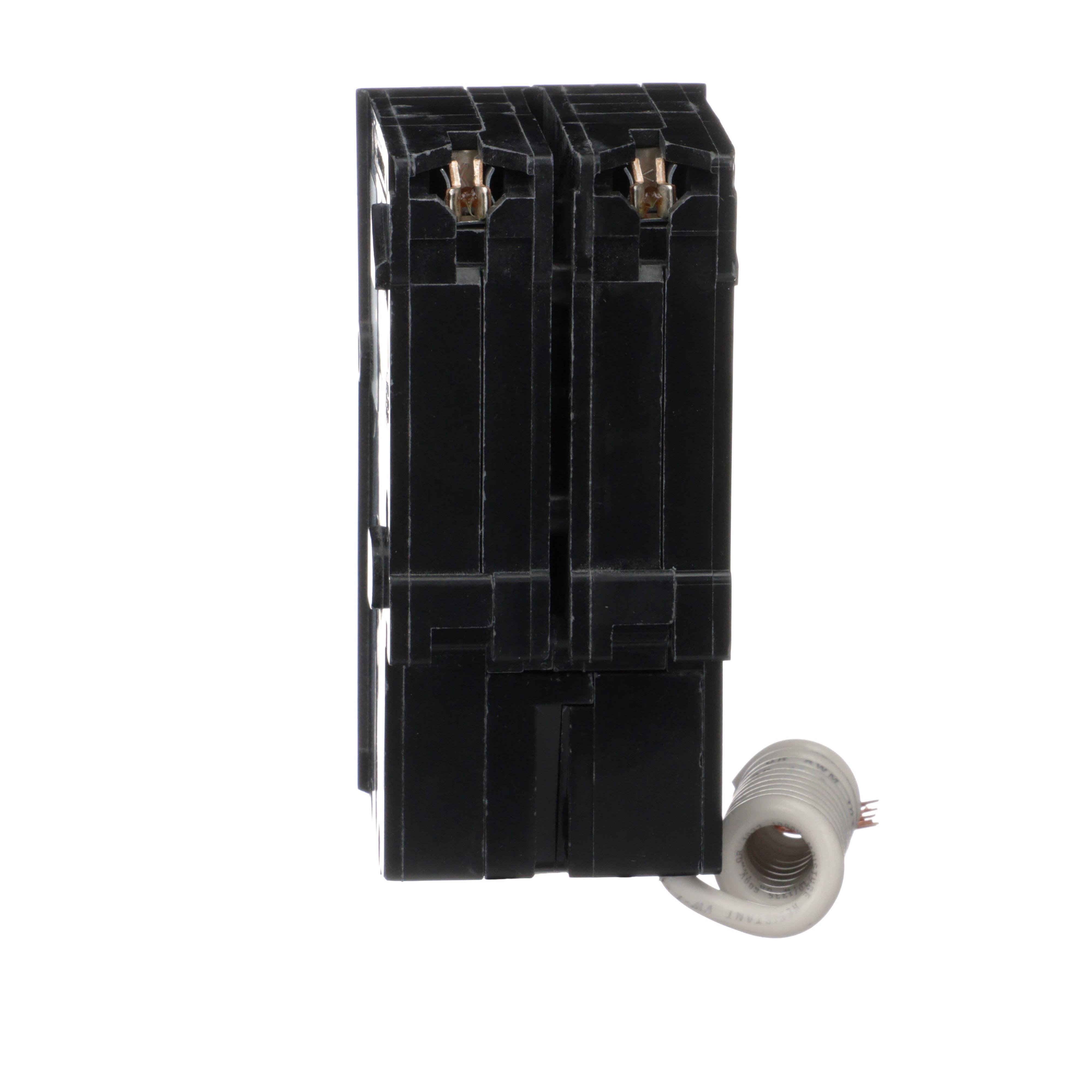 Picture of HOM230GFIC - Mini circuit breaker, Homeline, 30A, 2 pole, 120/240VAC, 10kA AIR, ground fault class A, plug in, UL [TAA]