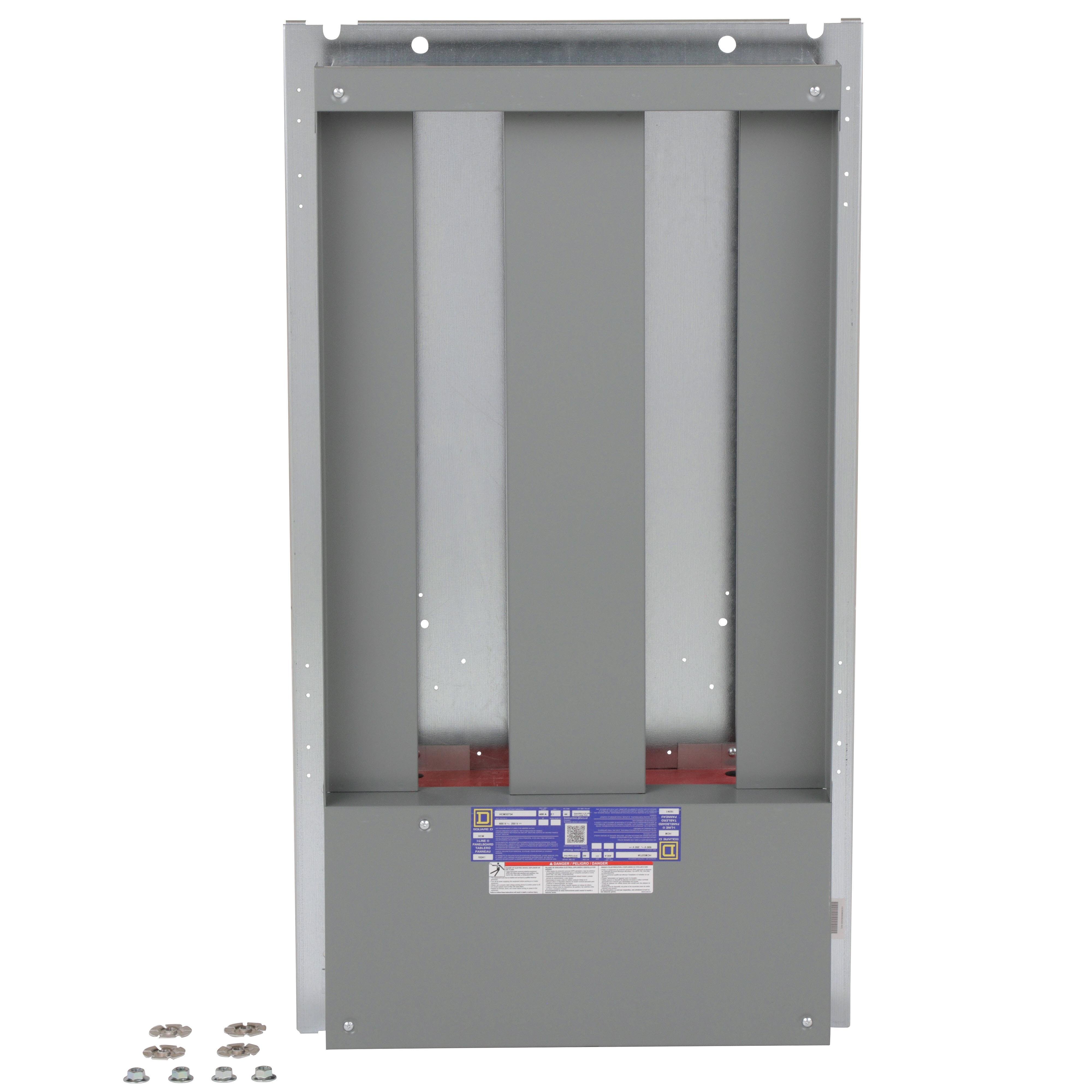 HCJ32734CU - Interior, I-Line Panelboard, HCJ, 400A, main lugs, 63in CB space, for 32in W x 73in H x 9.5in D box, Cu bus