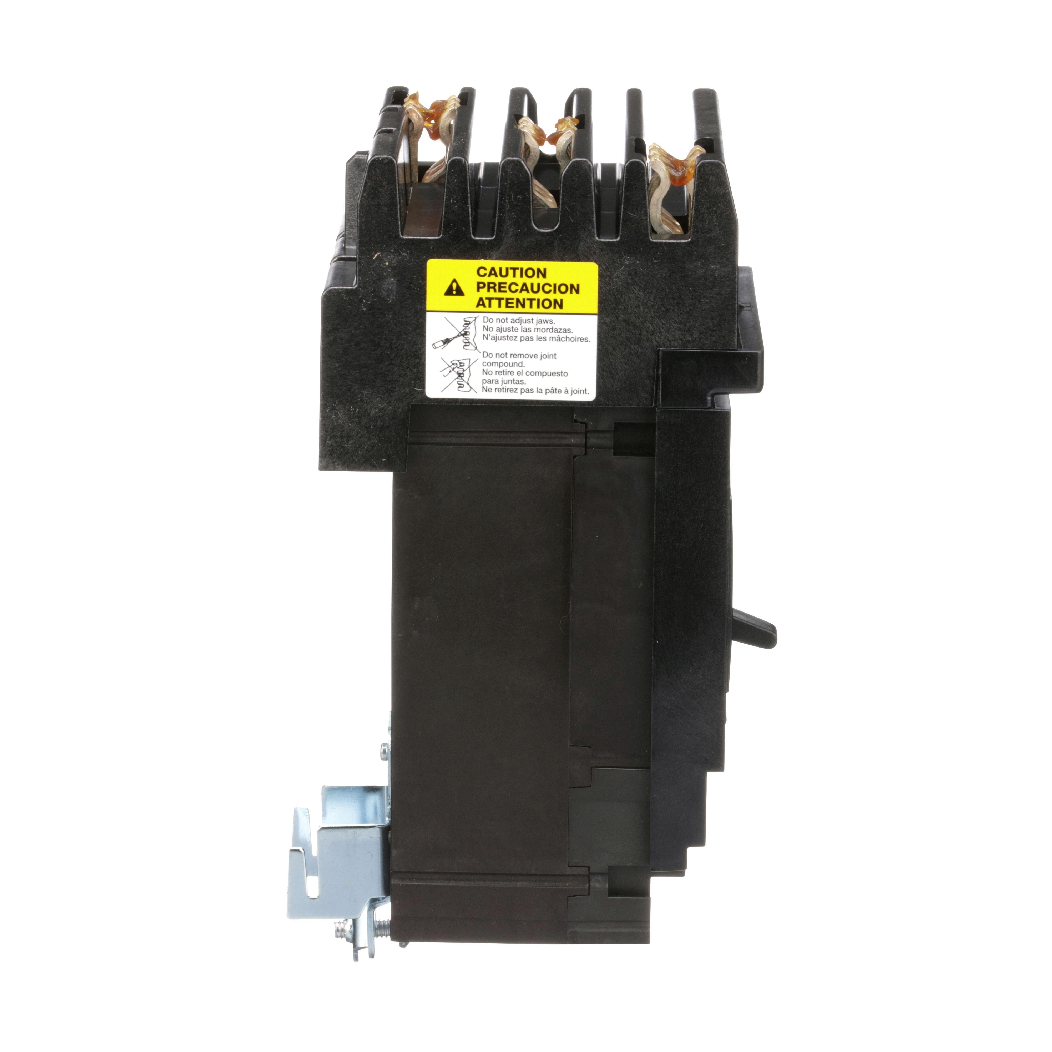 Picture of HDA36150 - Circuit breaker, PowerPacT H, 150A, 3 pole, 600VAC, 14kA, I-Line, thermal magnetic, 80%, ABC