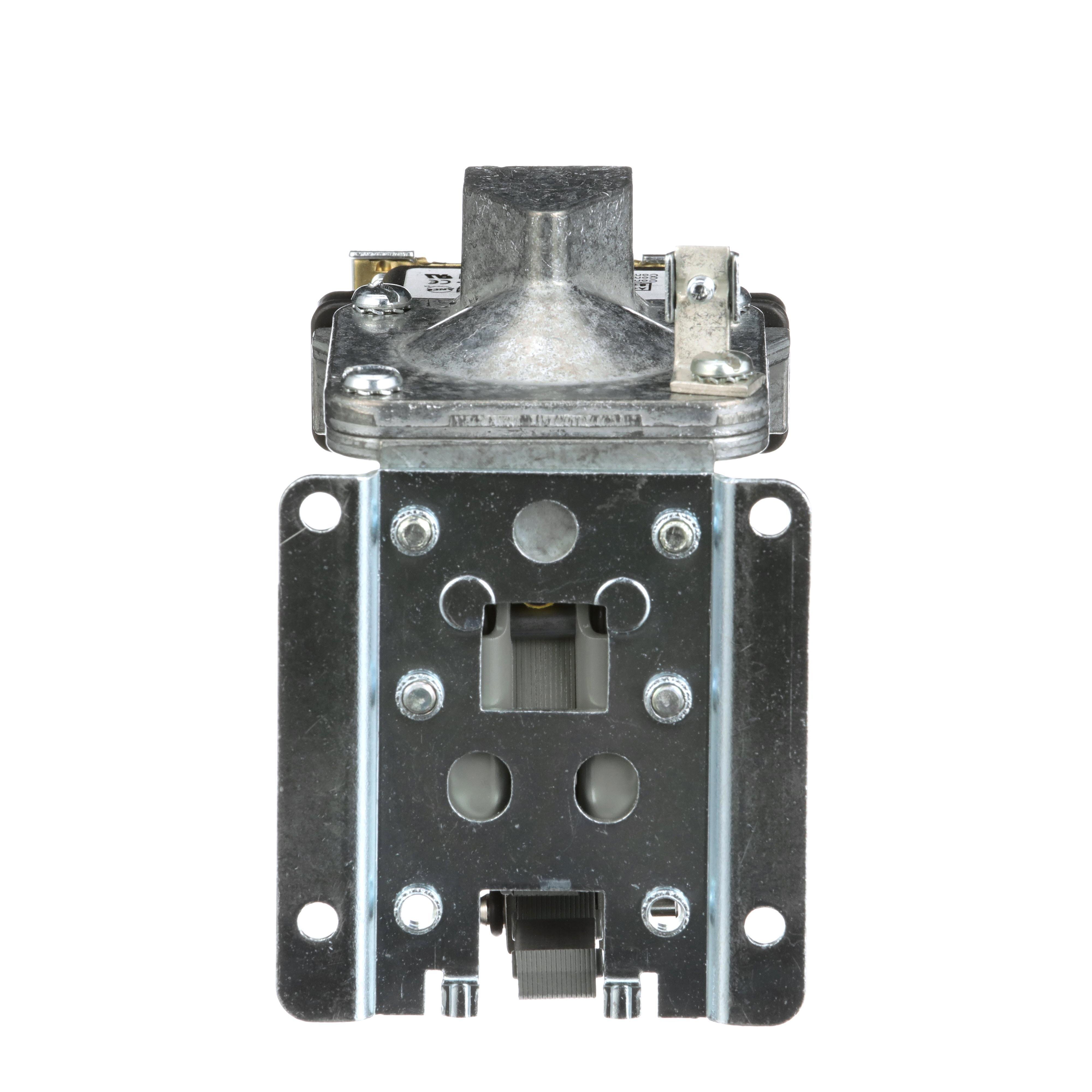 Picture of 9050AO10DV02 - Timing Relay, Type A, pneumatic, off delay, 0.1 to 60 seconds, 15A, 600V, SPDT, timed, 110/120VAC 50/60Hz coil, open