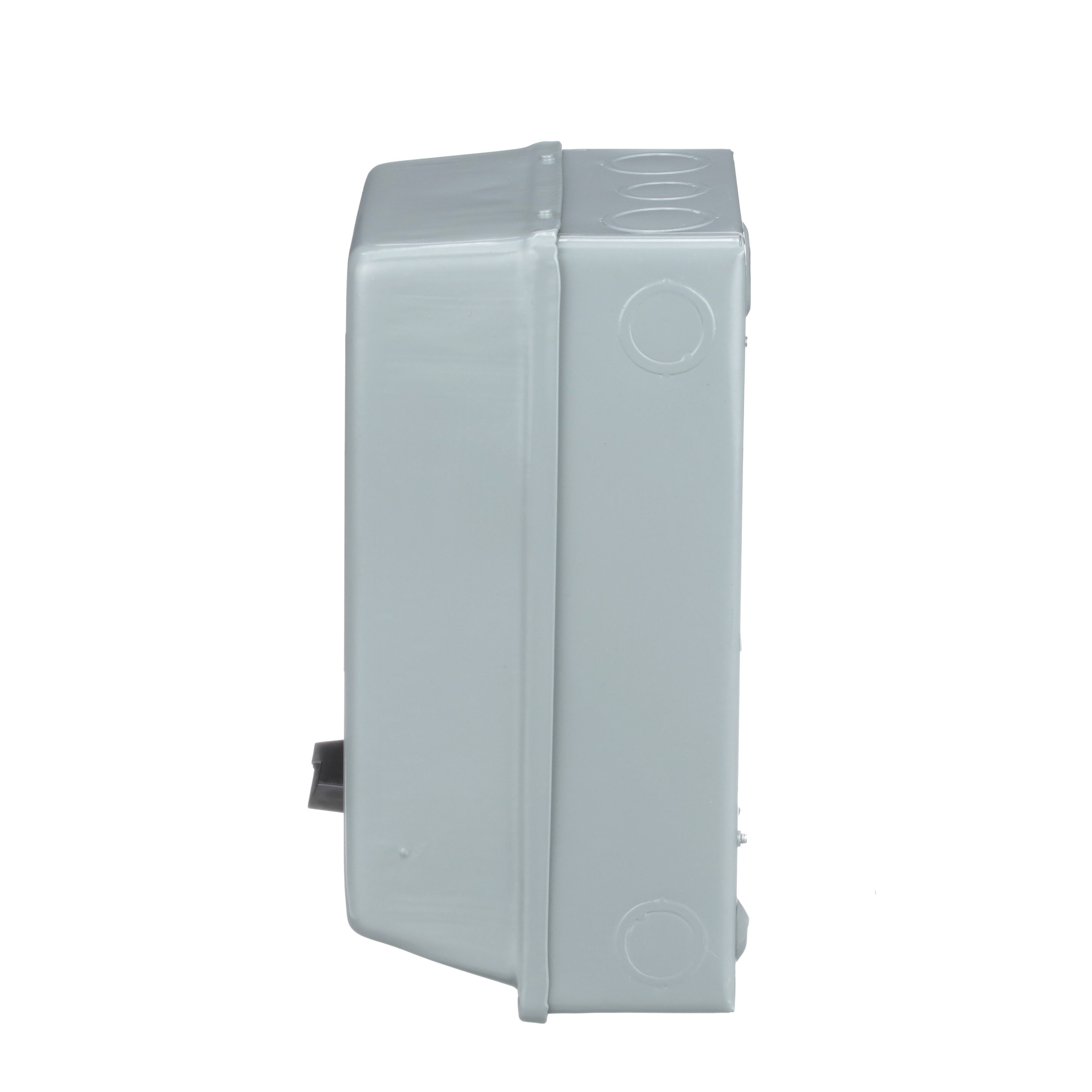 Picture of 8536SCG3V03H30 - NEMA motor starter, Type S, nonreversing, Size 1, 27A, 10HP at 460VAC, up to 100kA SCCR, 3 phase, 3 pole, Motor Logic, 240VAC coil, NEMA 1 [TAA]