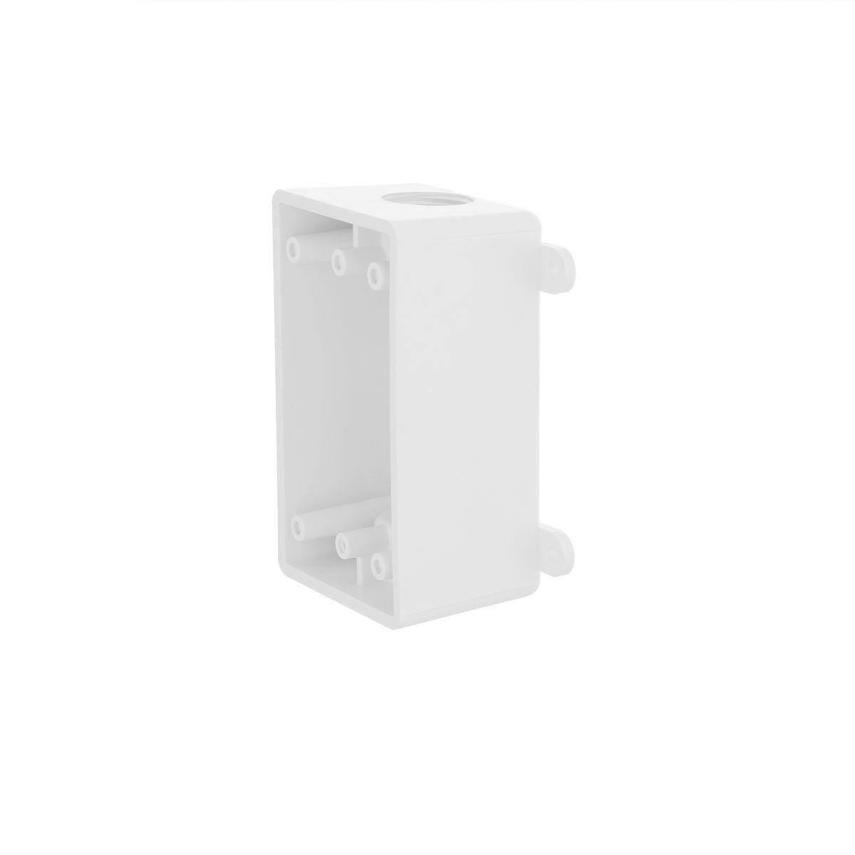 PSB37550WH - 1-Gang Weatherproof Box, Three 1/2 in or 3/4 in Threaded Outlets, White