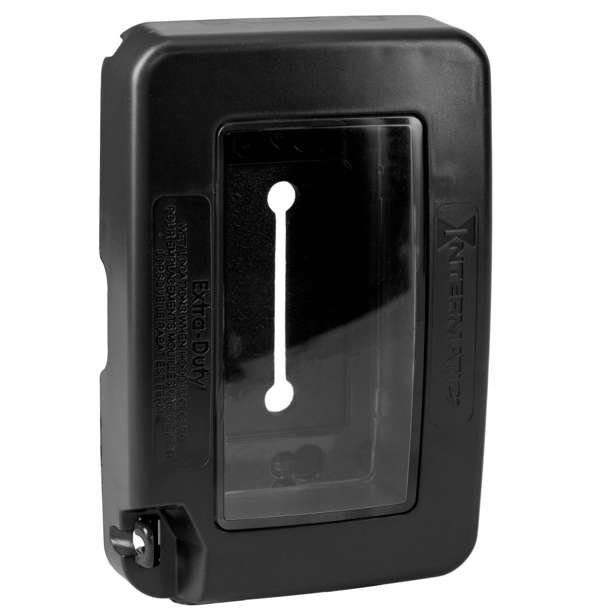 Picture of WP7000BL - Low-Profile Extra-Duty Plastic In-Use Weatherproof Cover, Single-Gang, Vrt/Hrz, Black