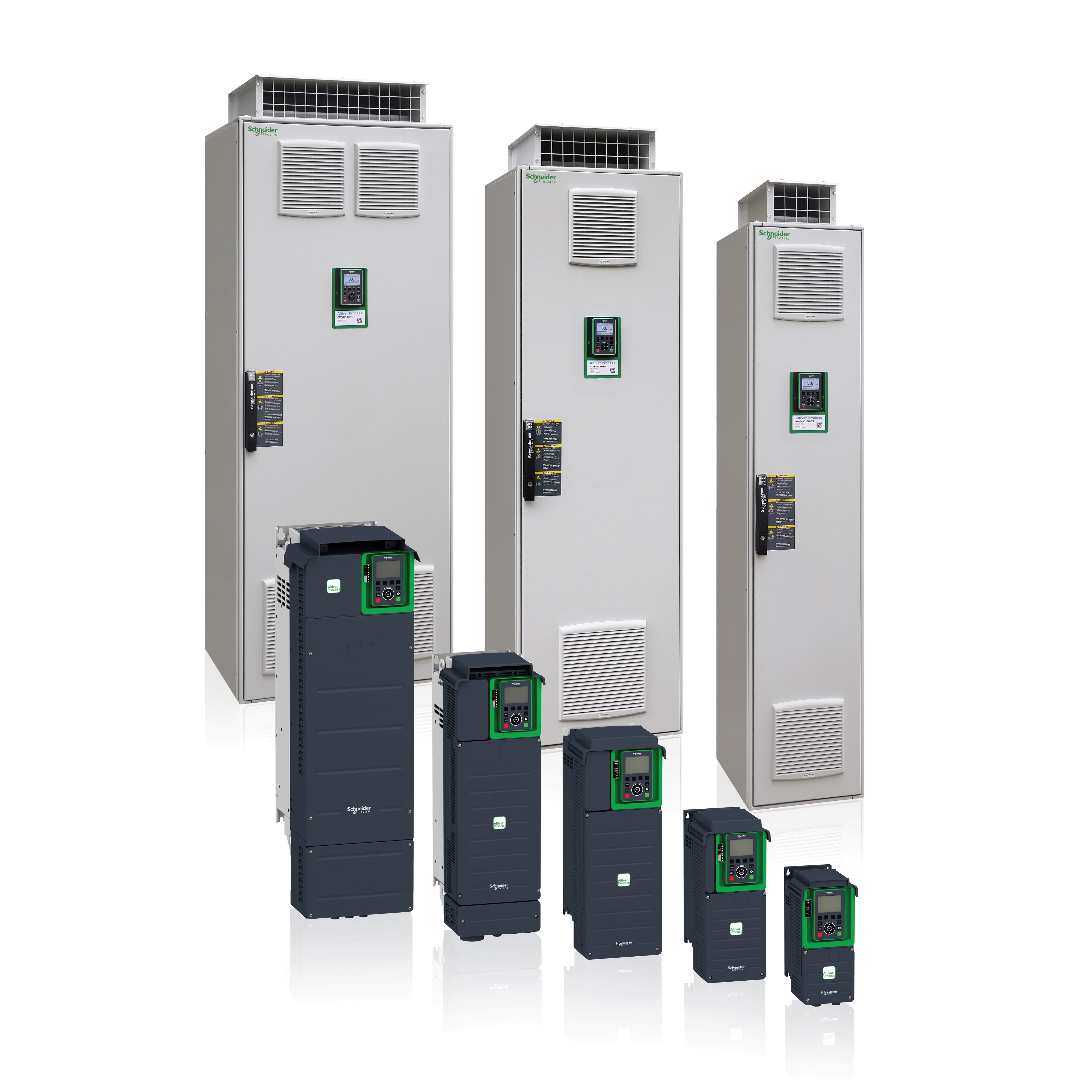 Picture of ATV630D45N4 - [TAA, BABA, BAA_COTS] variable speed drive, Altivar Process ATV600, ATV630, 45kW, 60hp, 380 to 480V, IP21, UL type 1