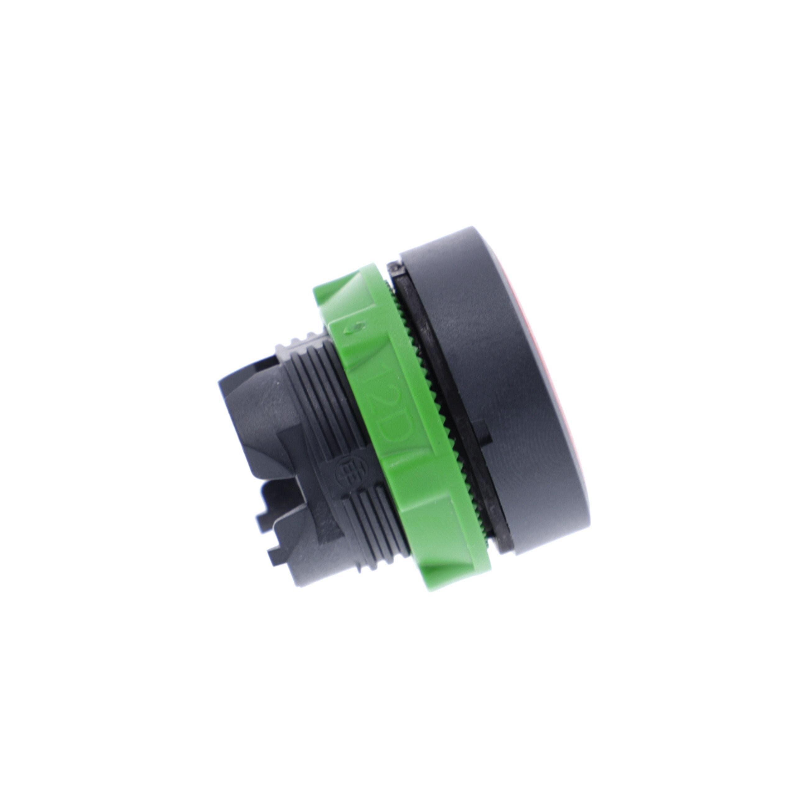 Picture of ZB5AA434 - Head for non illuminated push button, Harmony XB5, plastic, flush, red, 22mm, spring return, marked STOP